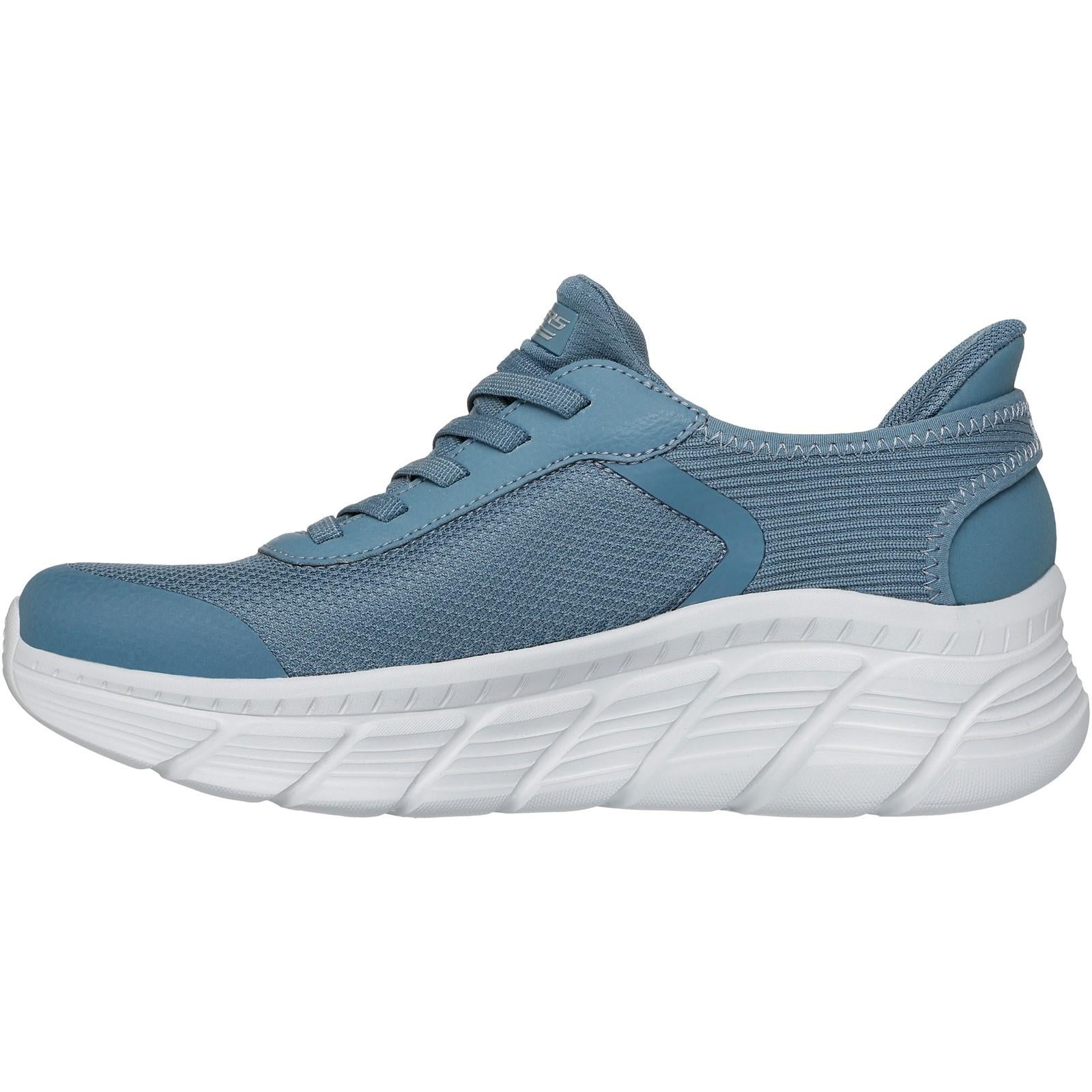 Women's Wide Fit Skechers 117391 Slip-ins Bobs B Flex Hi Linear Force Trainers - Image 4