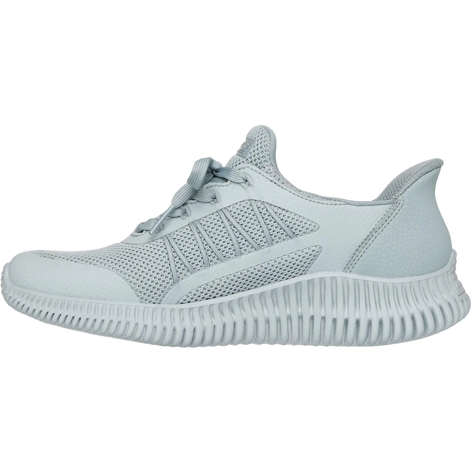 Women's Wide Fit Skechers 117413 Slip-ins Bobs Geo Lite Divine Pace Trainers - Image 4