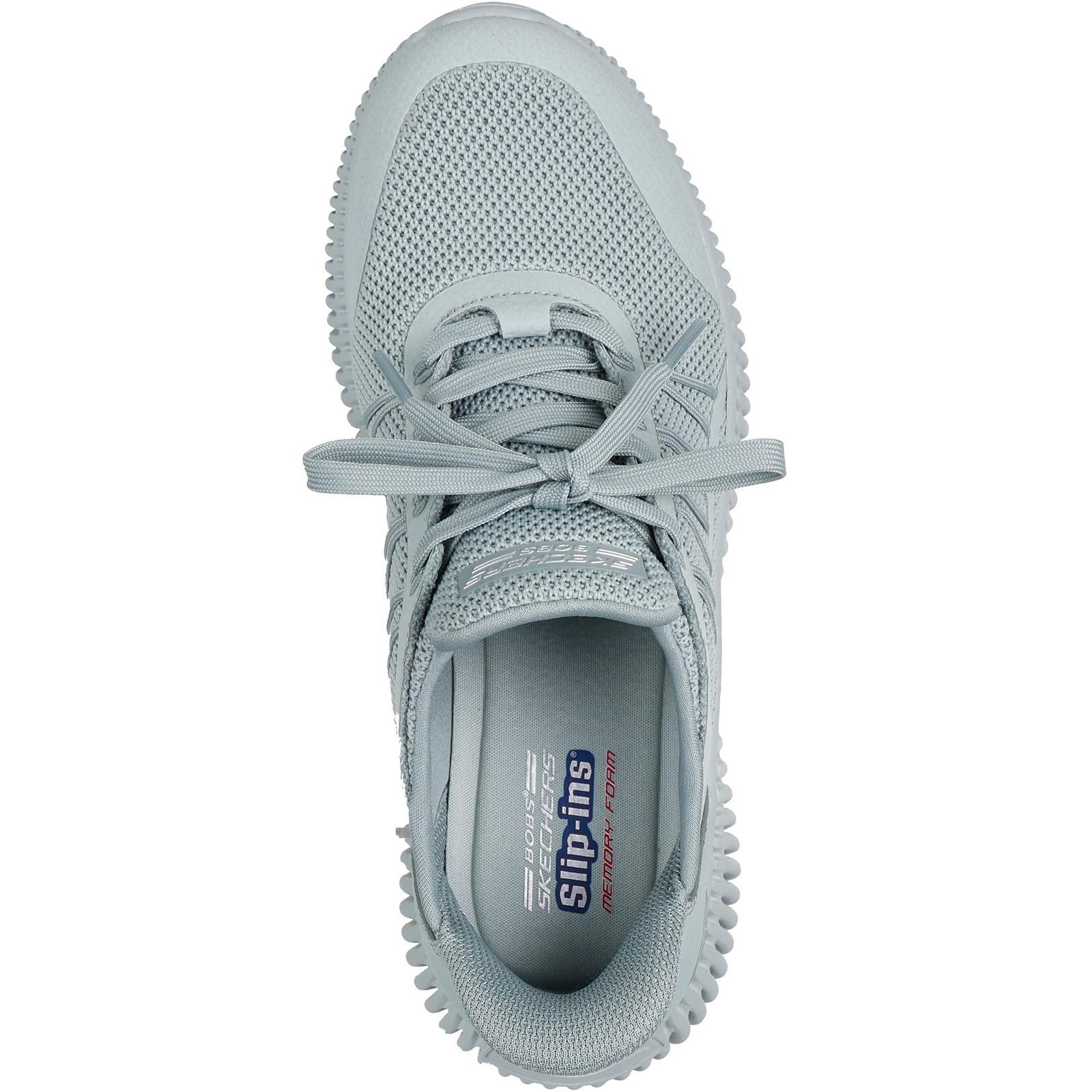 Women's Wide Fit Skechers 117413 Slip-ins Bobs Geo Lite Divine Pace Trainers - Image 5