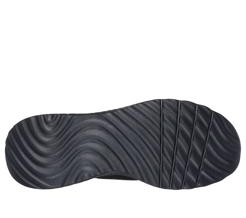 Women's Wide Fit Skechers 117497W Bobs Sport Squad Waves Trainers - Image 6
