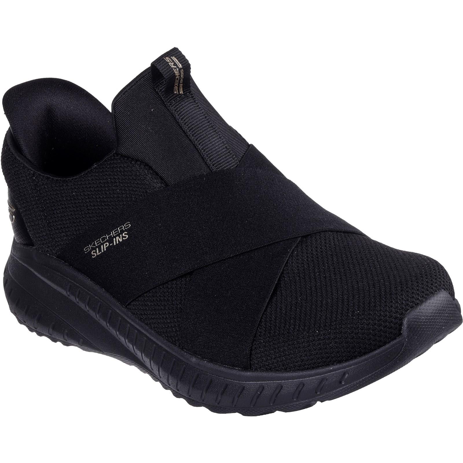Women's Wide Fit Skechers 117505 Slip-ins Bobs Sport Squad Chaos Trainers - Image 3