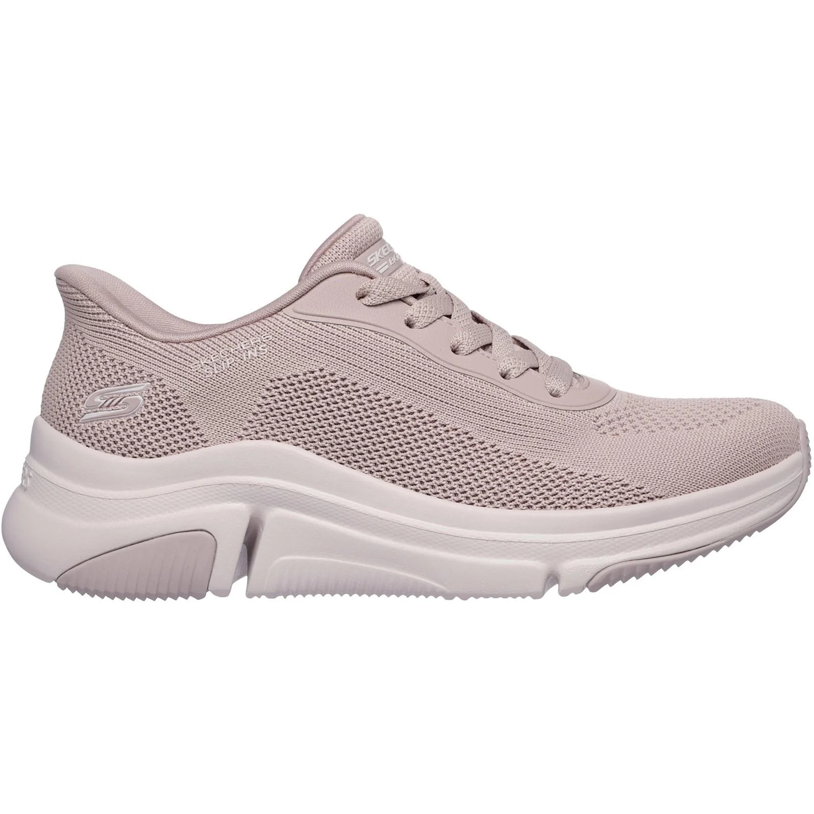 Women's Wide Fit Skechers 117587 Slip-ins Bobs Sport Sparrow Flex Trainers - Image 2