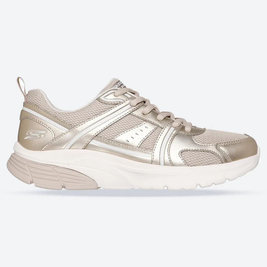 Women's Wide Fit Skechers 117770 Bobs Vamos Trainers
