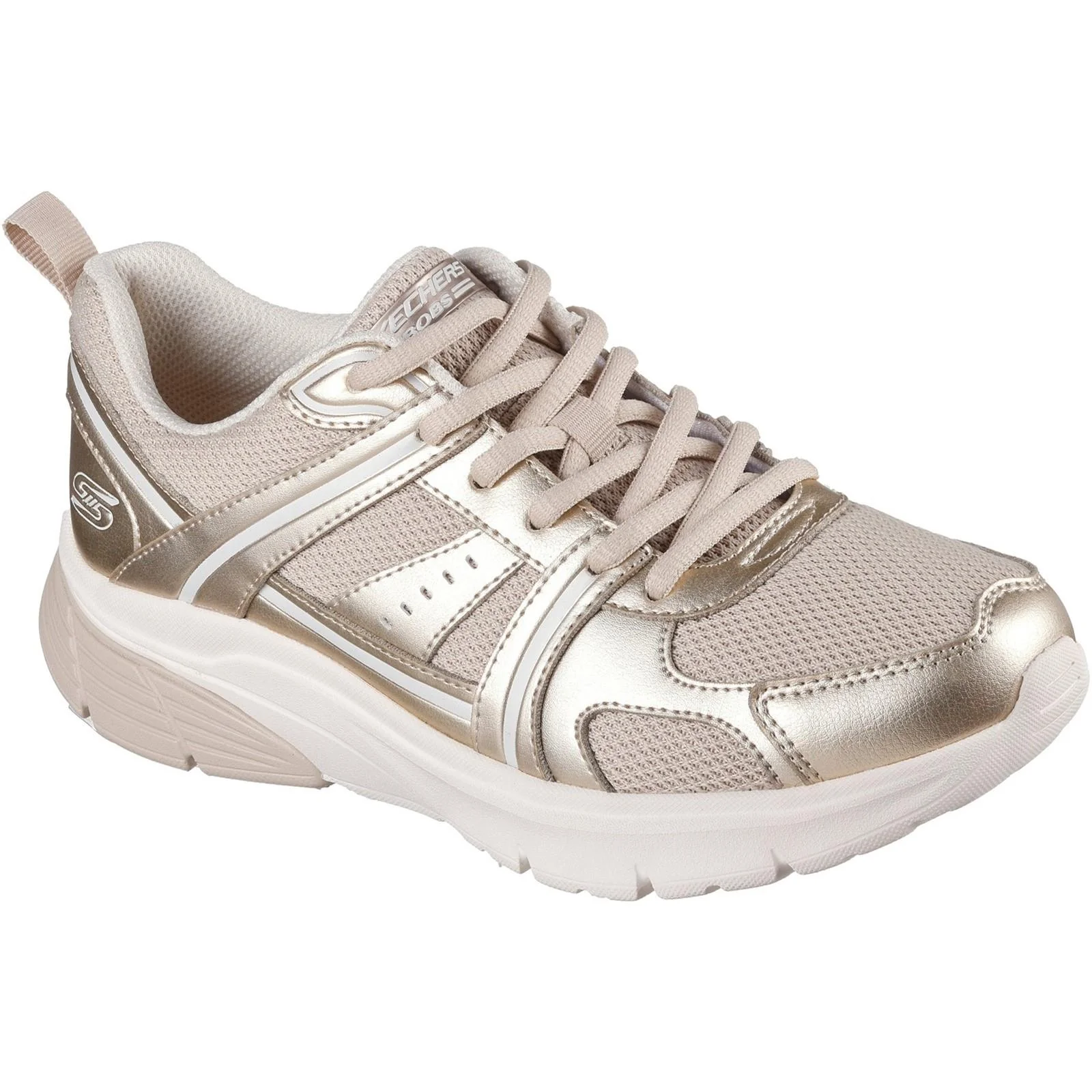 Women's Wide Fit Skechers 117770 Bobs Vamos Trainers - Image 3