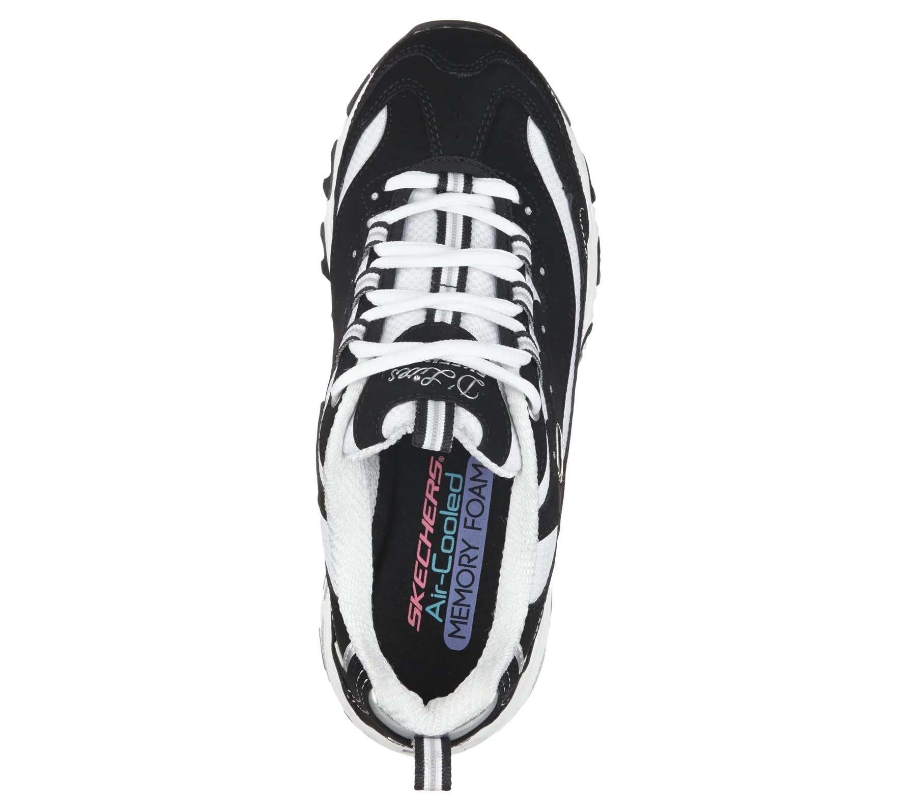 Women's Wide Fit Skechers 11930 D'Lites Biggest Fan Trainers - Image 5