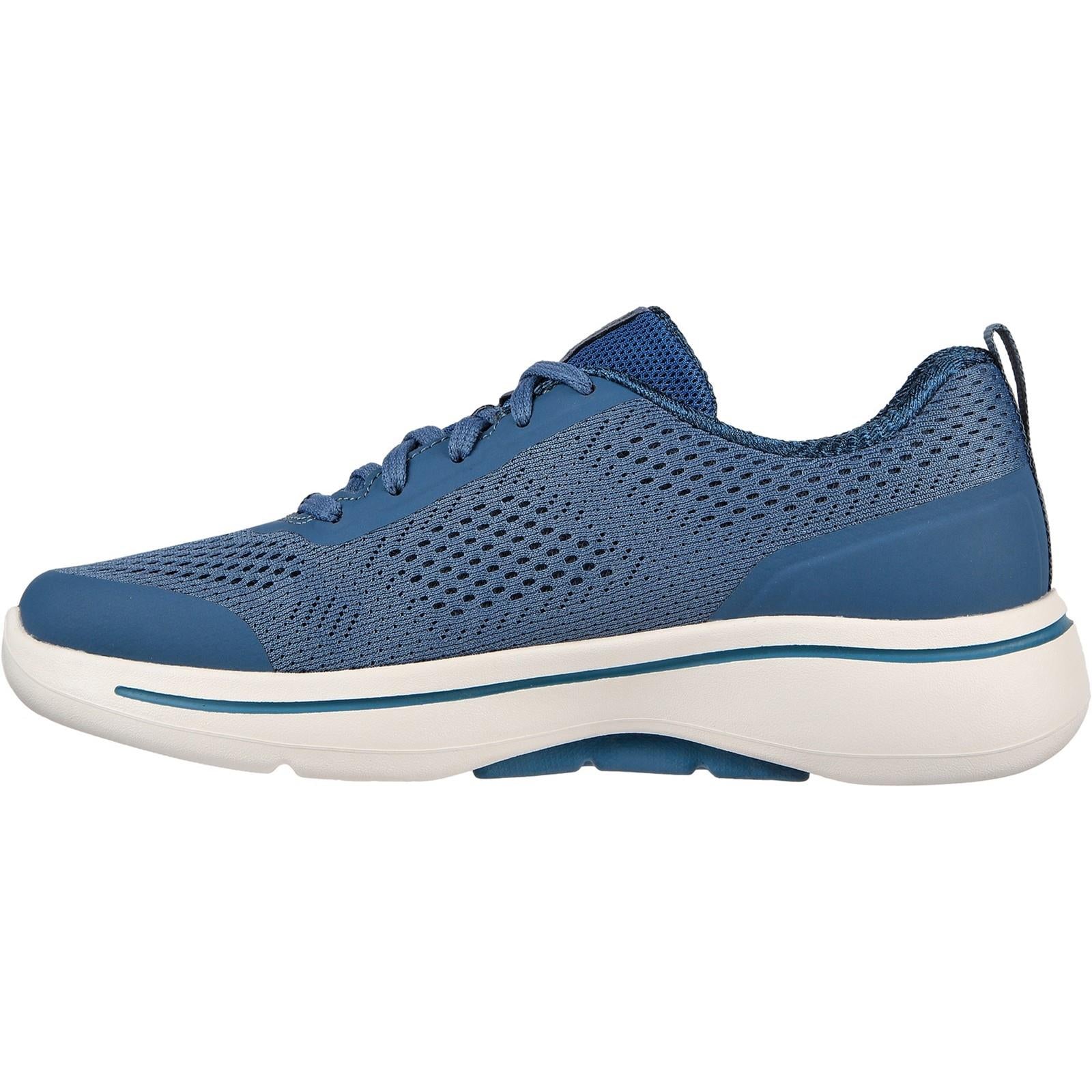 Women's Wide Fit Skechers 124404 Go Walk Arch Fit Motion Breez Trainers - Image 4
