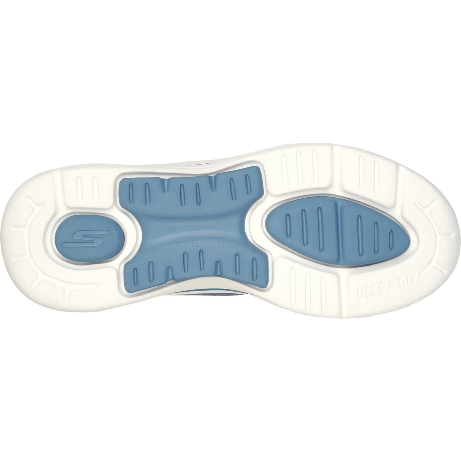 Women's Wide Fit Skechers 124404 Go Walk Arch Fit Motion Breez Trainers - Image 6