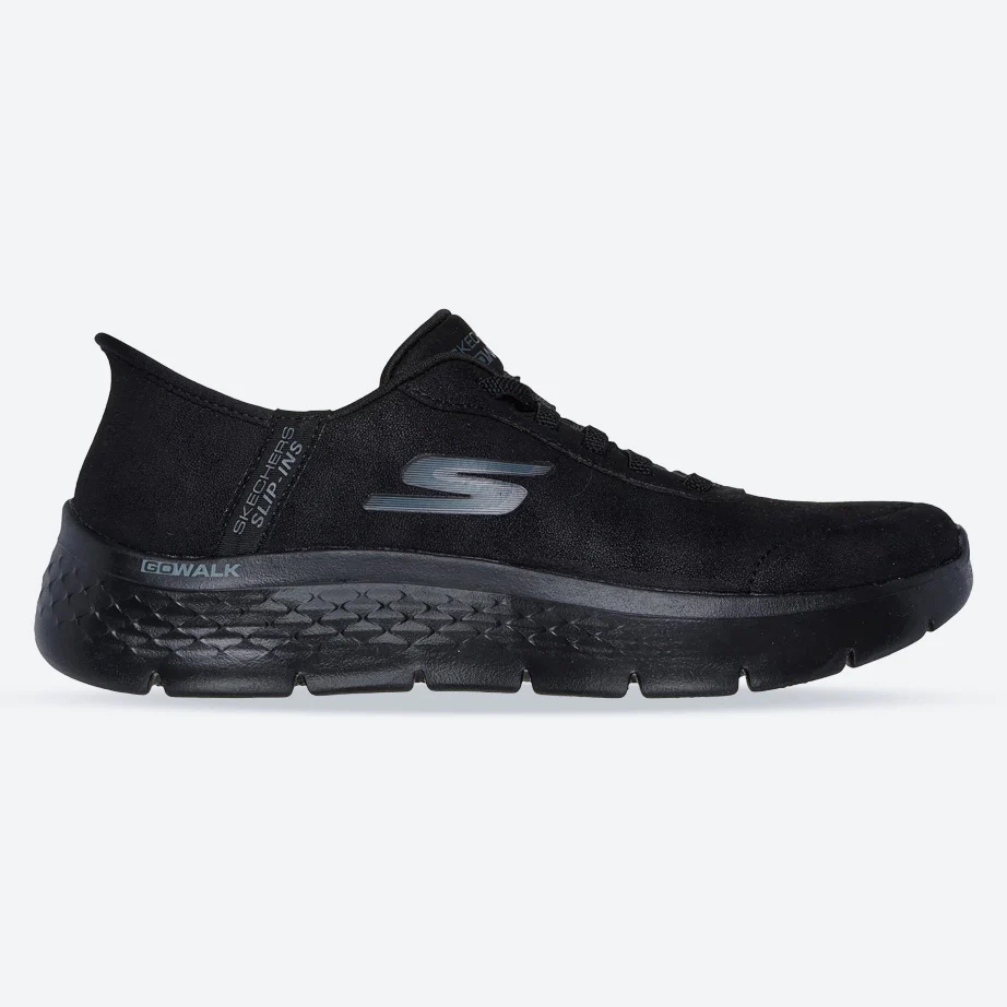 Women's Wide Fit Skechers 124837 Slip-ins Go Walk Flex Mali Trainers