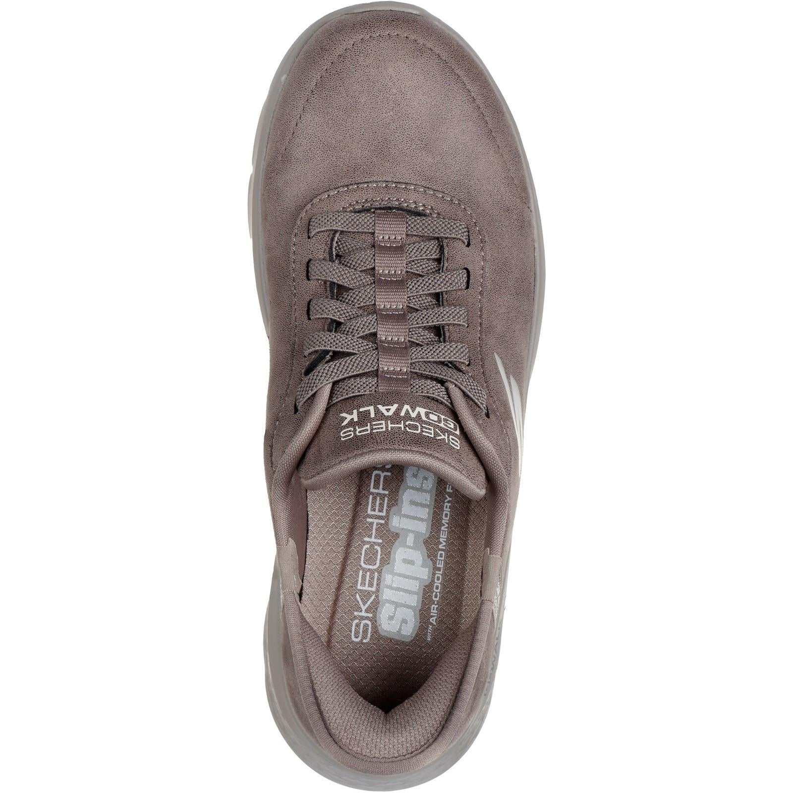 Women's Wide Fit Skechers 124837 Slip-ins Go Walk Flex Mali Trainers - Image 12