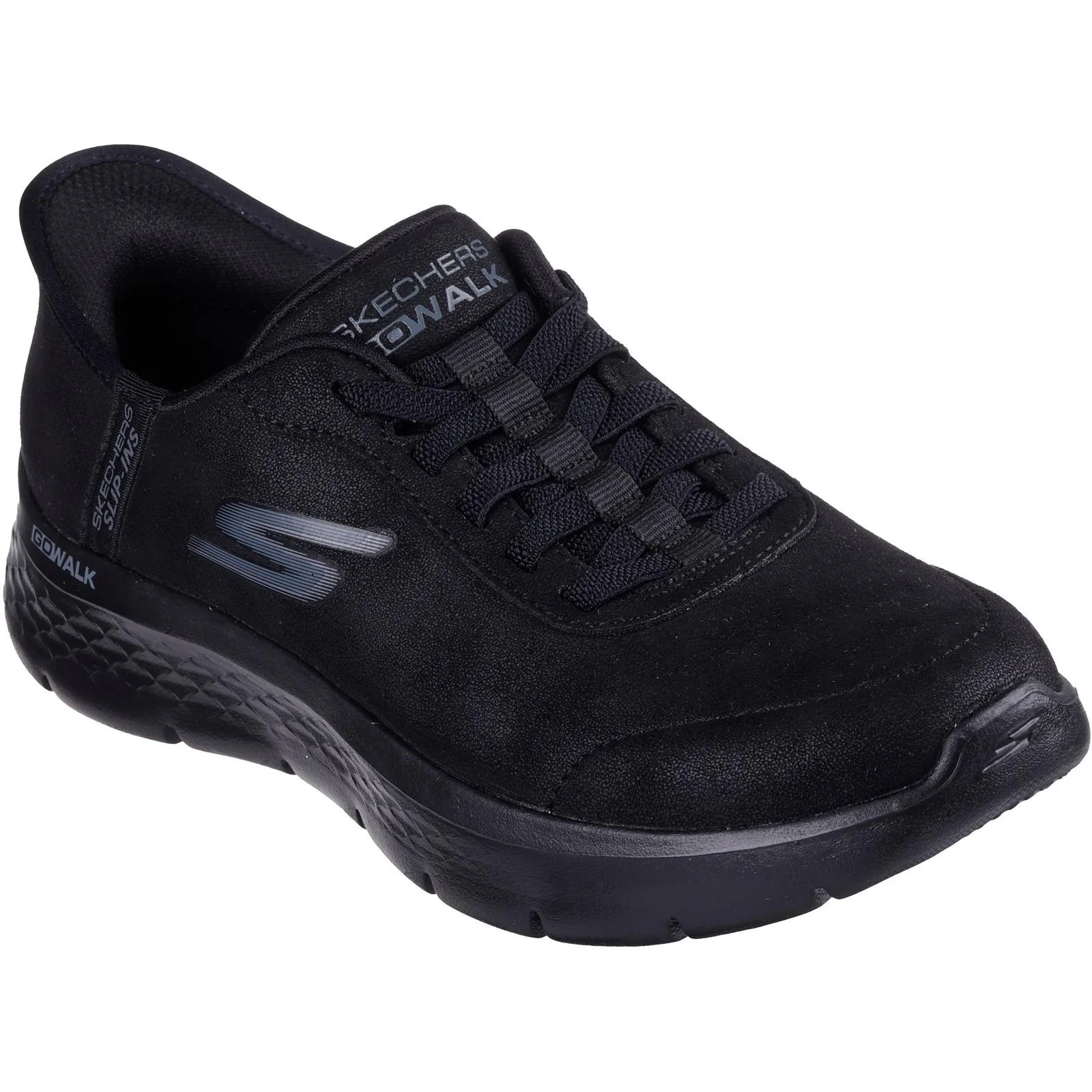 Women's Wide Fit Skechers 124837 Slip-ins Go Walk Flex Mali Trainers - Image 3