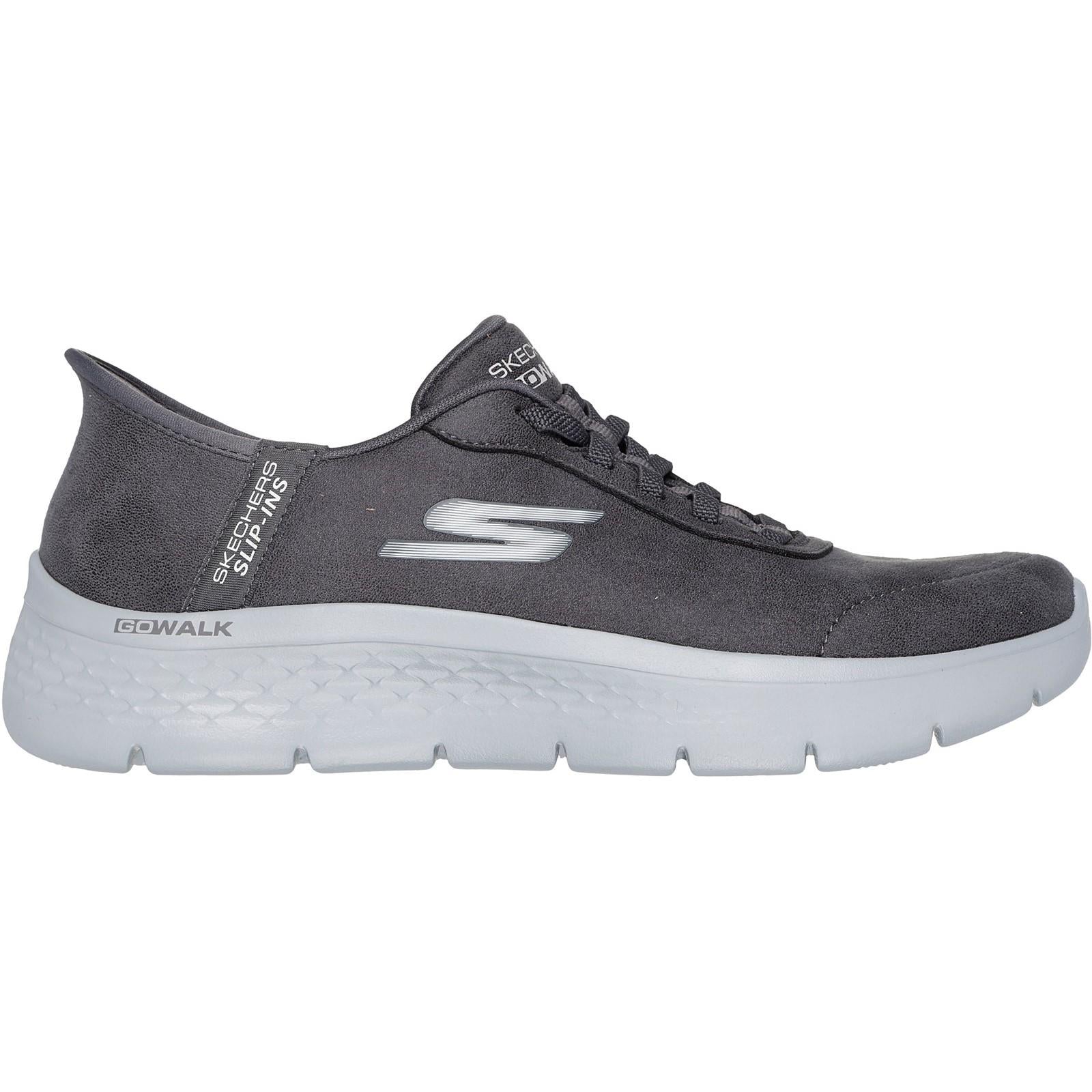 Women's Wide Fit Skechers 124837 Slip-ins Go Walk Flex Mali Trainers - Image 6