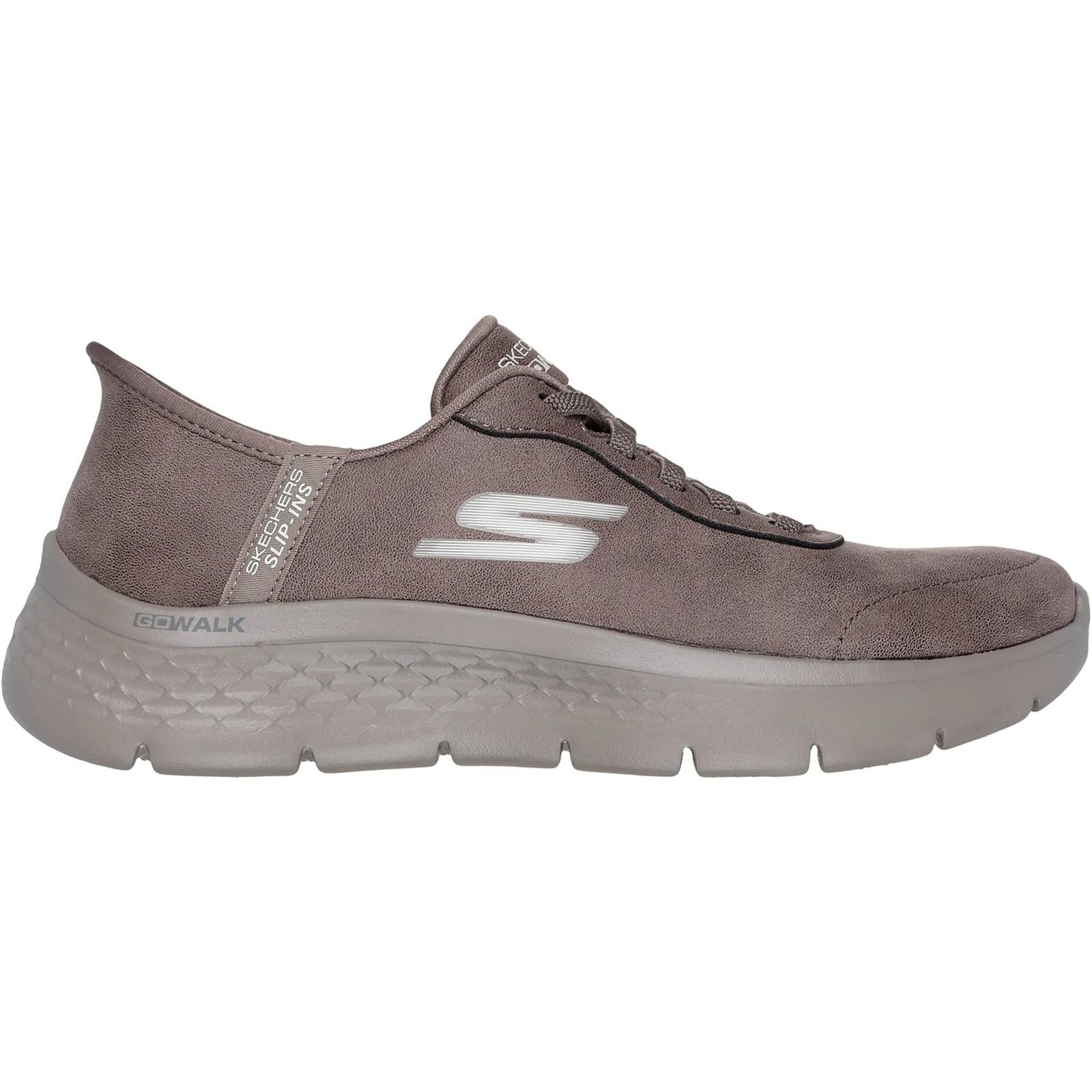 Women's Wide Fit Skechers 124837 Slip-ins Go Walk Flex Mali Trainers - Image 9