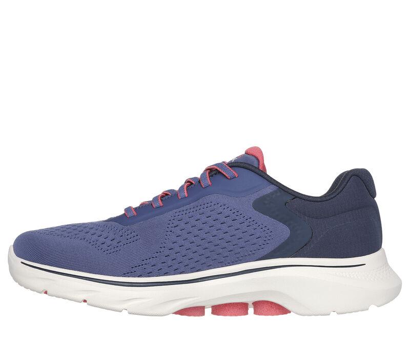 Women's Wide Fit Skechers 125215 Go Walk 7 Cosmic Waves Trainers - Image 10