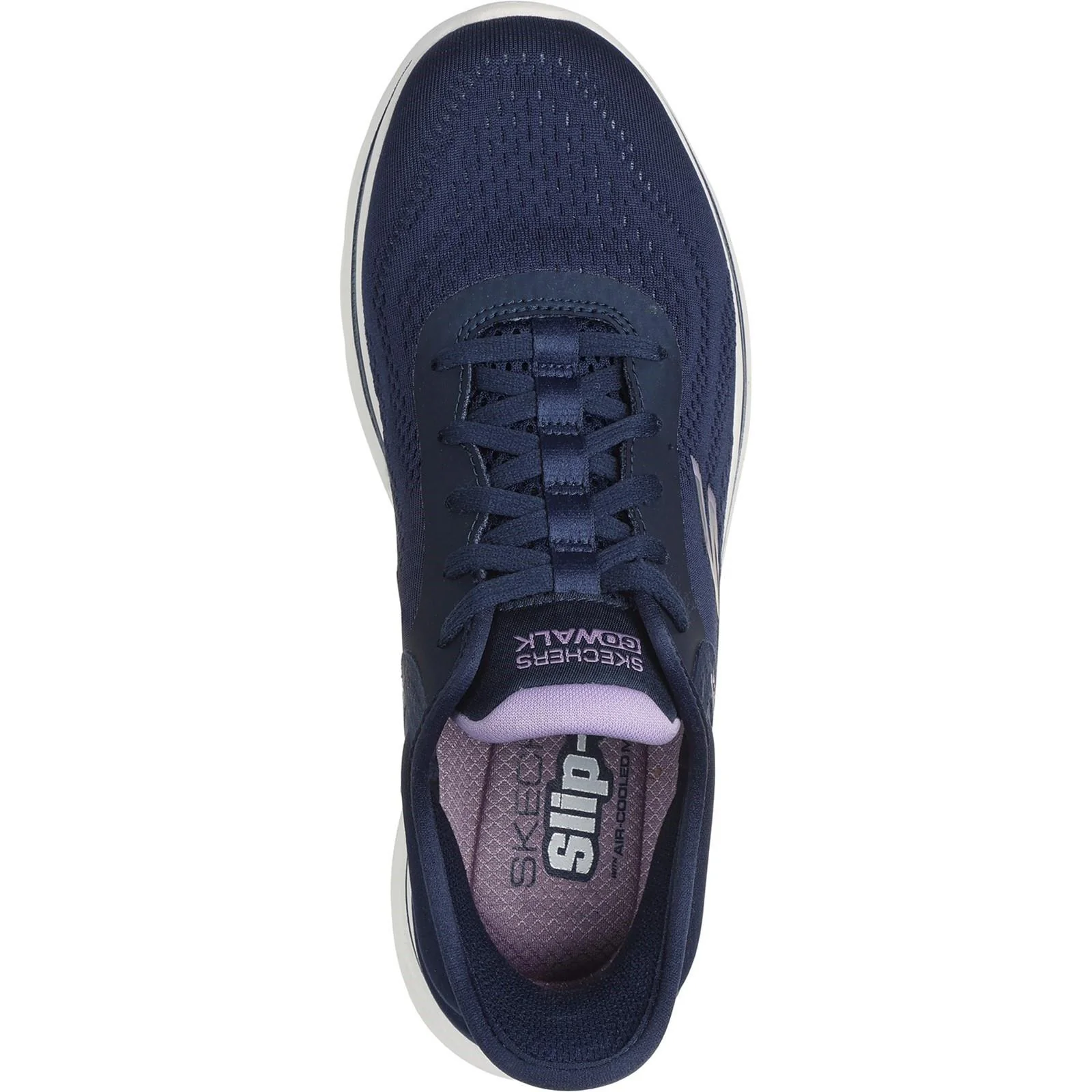 Women's Wide Fit Skechers 125233 Slip-ins Go Walk 7 Valin Trainers - Image 11