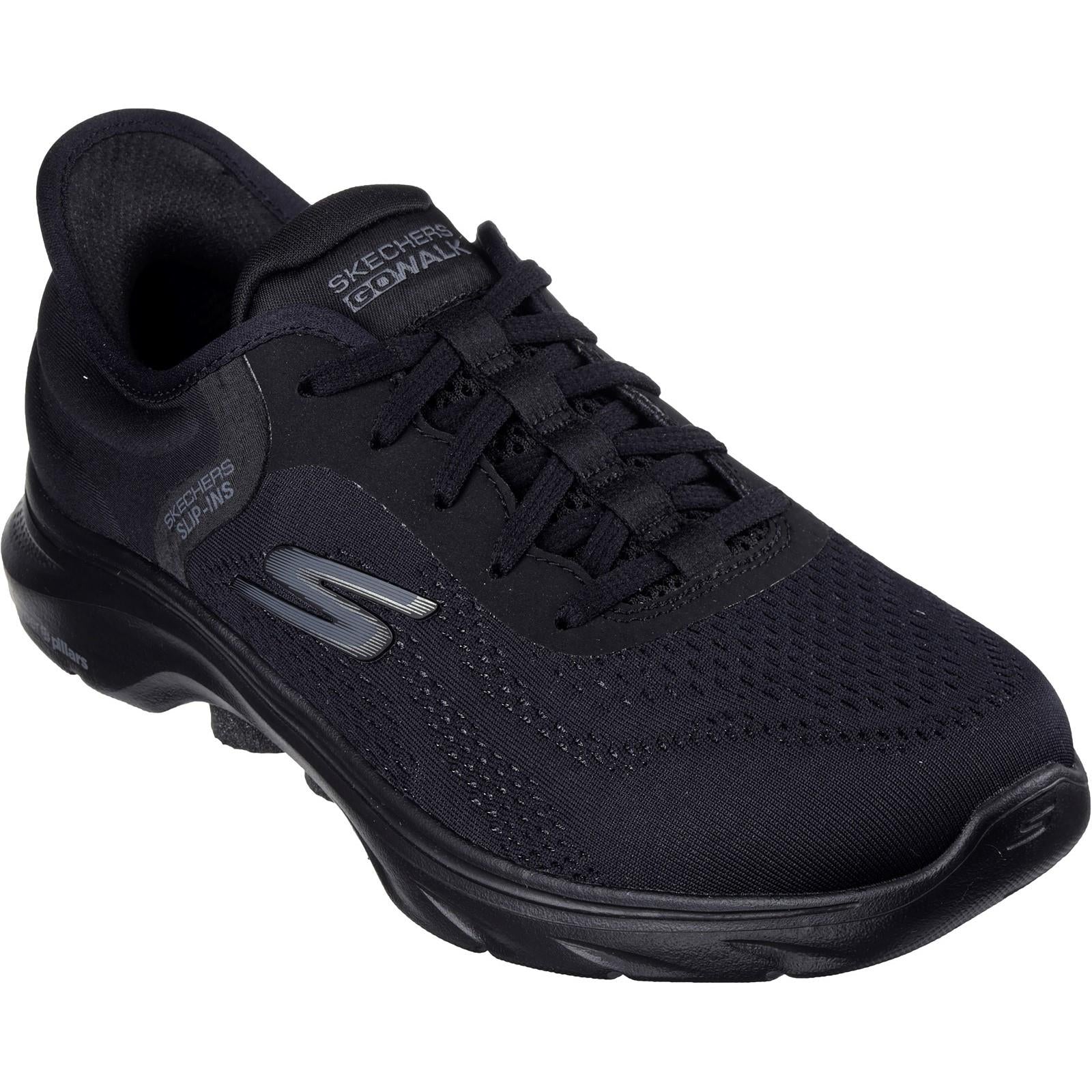 Women's Wide Fit Skechers 125233 Slip-ins Go Walk 7 Valin Trainers - Image 3