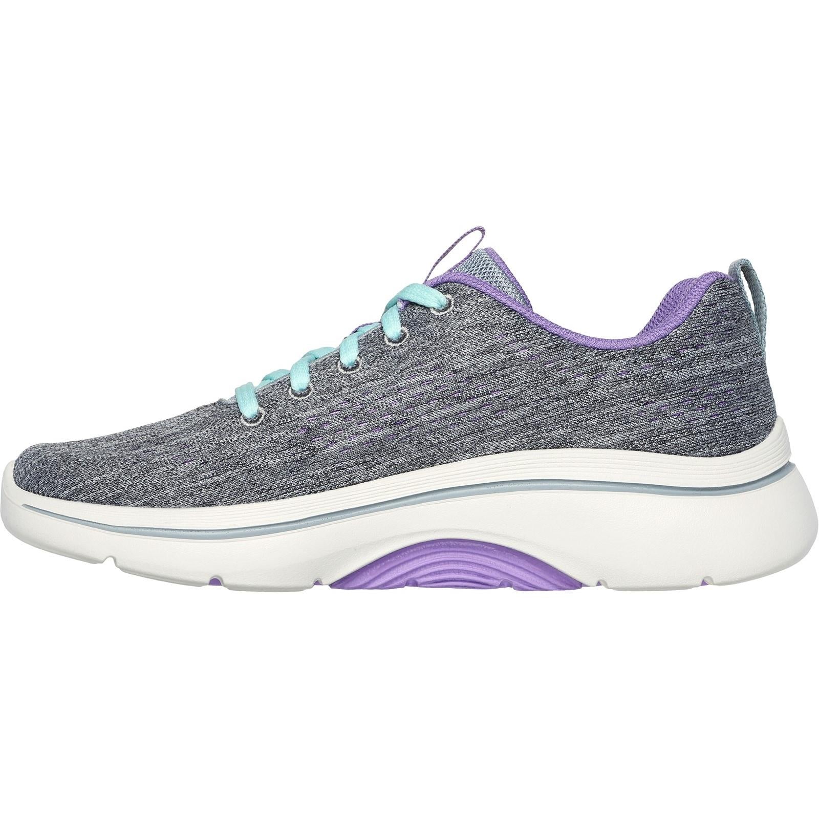 Women's Wide Fit Skechers 125311 Go Walk Arch Fit 2.0 Vivid Trainers - Image 4