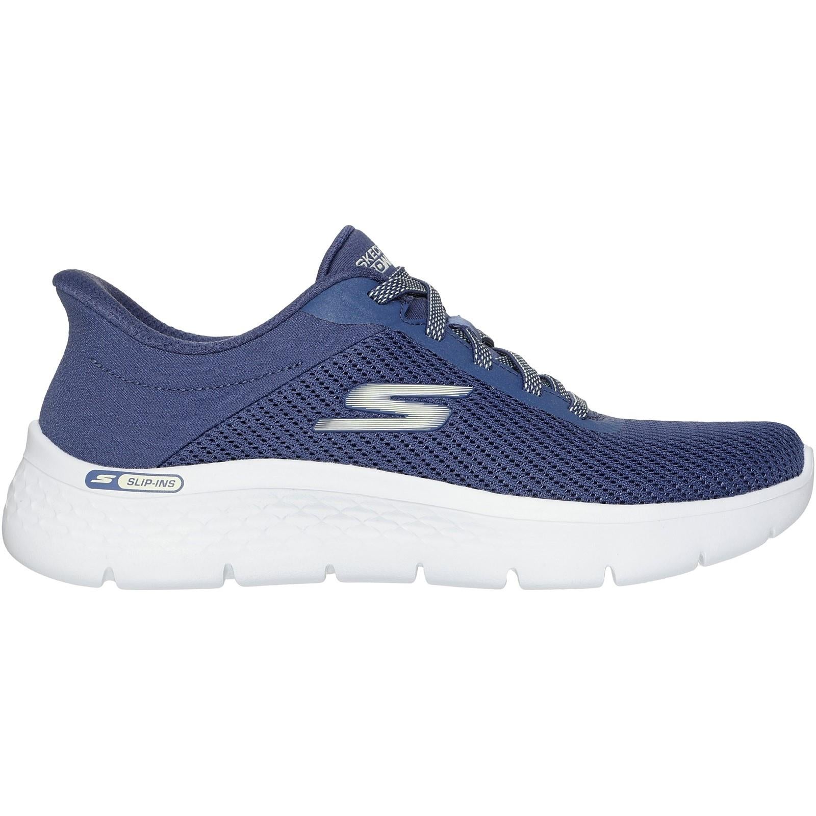 Women's Wide Fit Skechers 125516 Slip-ins Go Walk Flex Carla Trainers - Image 10