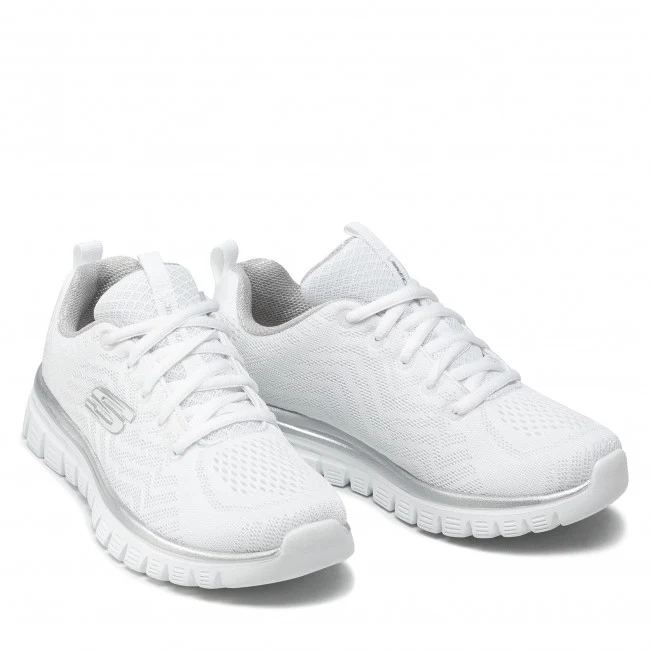 Womens Wide Fit Skechers 12615 Walking Trainers - Image 11