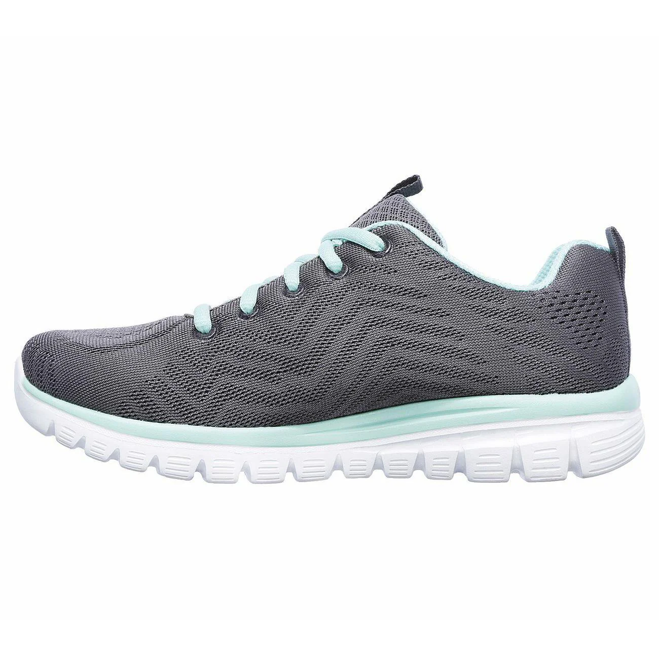 Womens Wide Fit Skechers 12615 Walking Trainers - Image 4