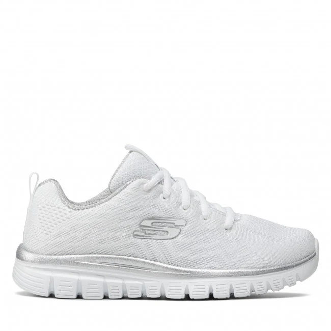 Womens Wide Fit Skechers 12615 Walking Trainers - Image 9