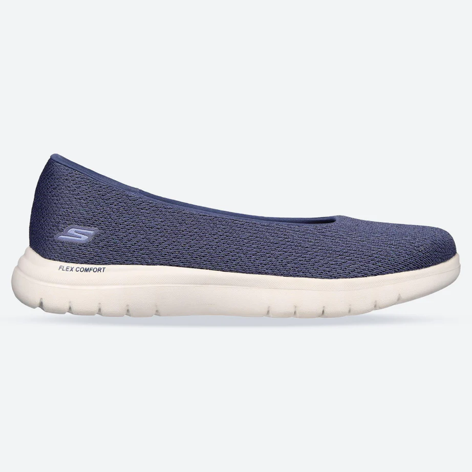 Women's Wide Fit Skechers 136530 On The Go Flex Cherished Shoes