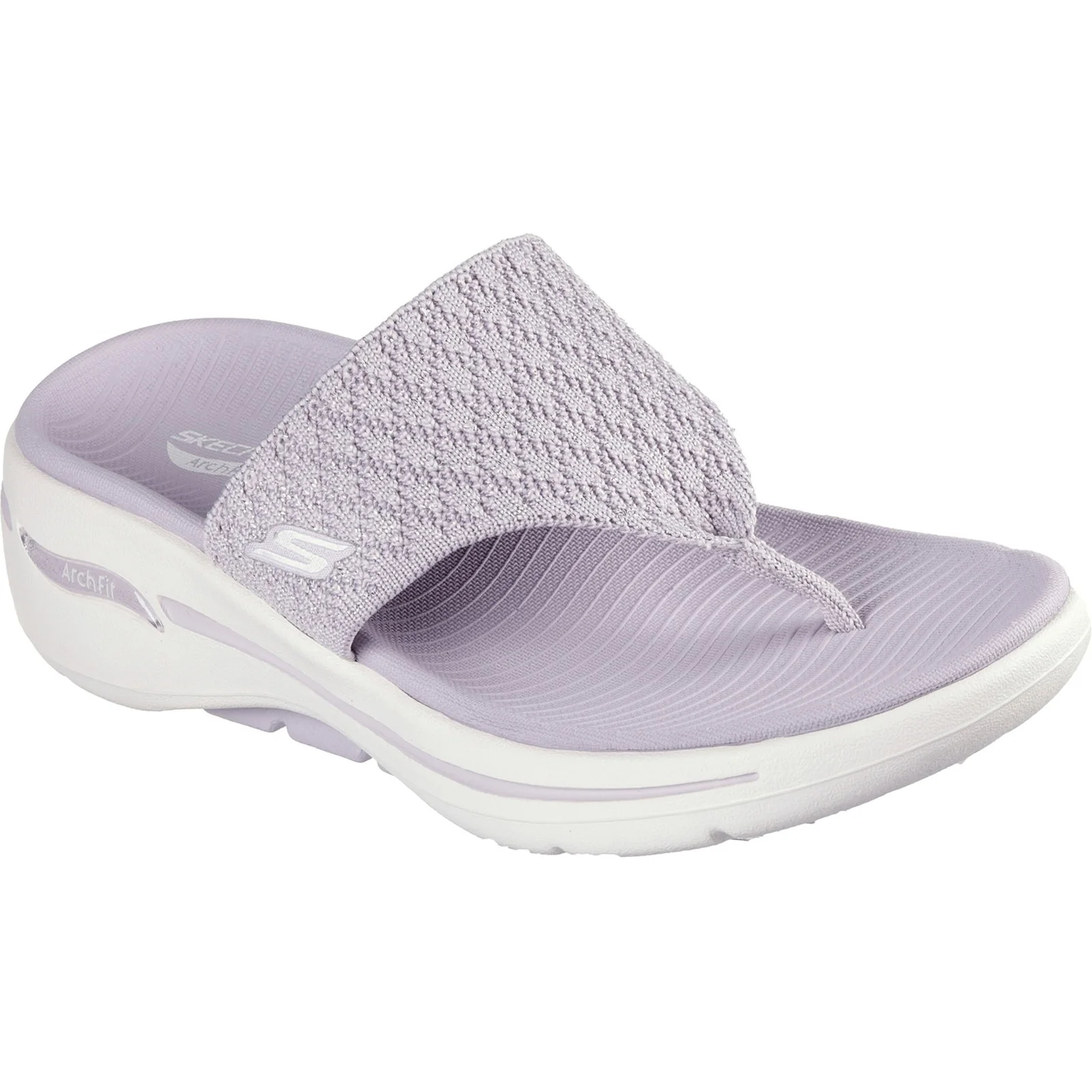 Women's Wide Fit Skechers 140803 Go Walk Arch Fit Sandals - Image 8
