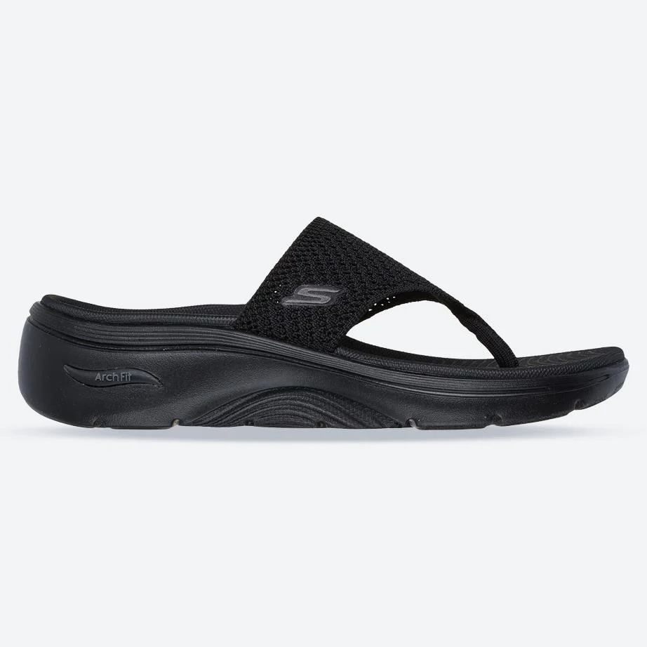 Women's Wide Fit Skechers 140861 Carrie Go Walk Arch Fit 2.0 Sandals