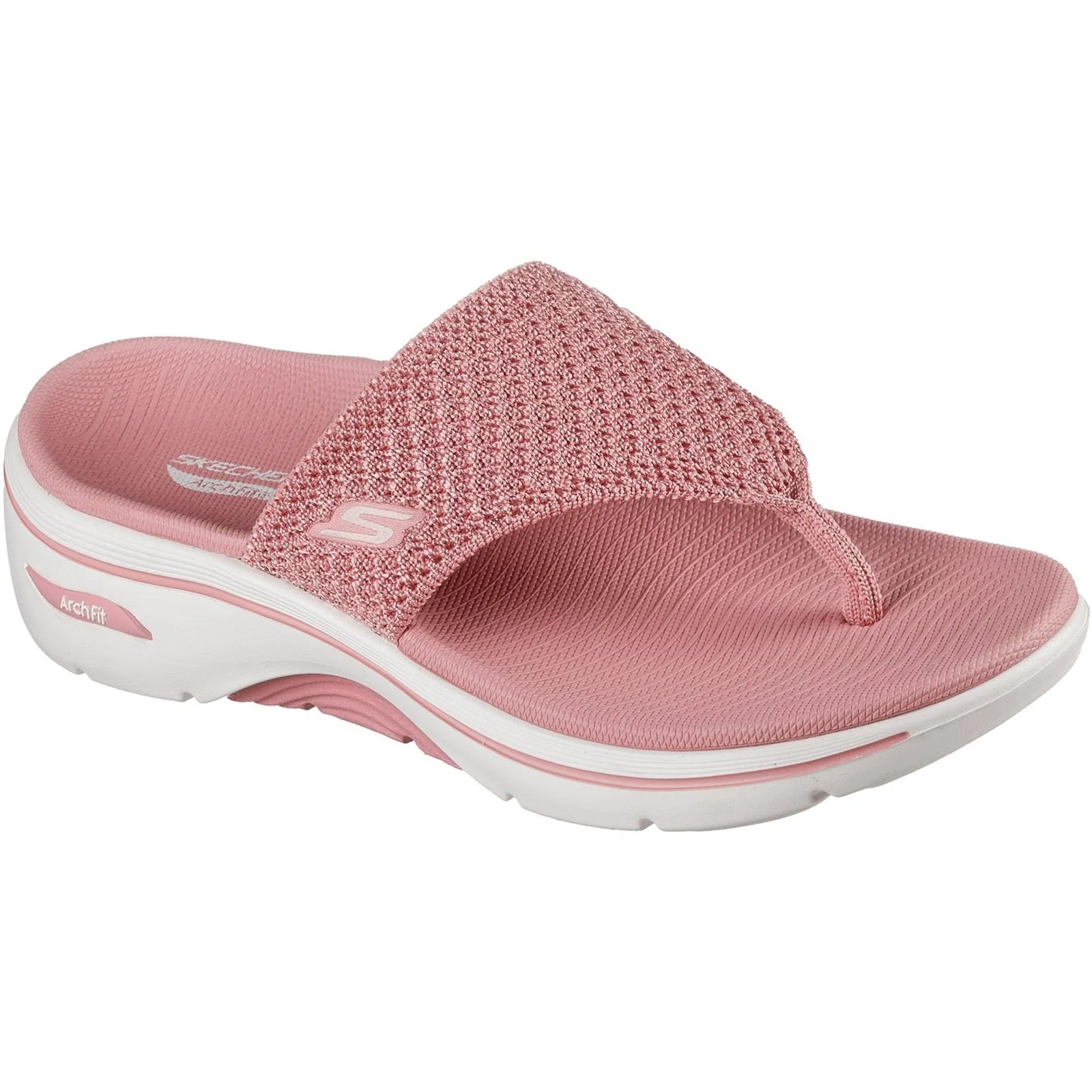 Women's Wide Fit Skechers 140861 Carrie Go Walk Arch Fit 2.0 Sandals - Image 8