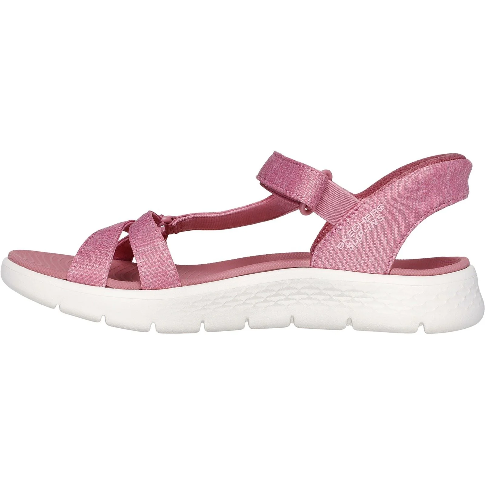 Women's Wide Fit Skechers 141481 Slip-ins Go Walk Flex Illuminate Sandals - Image 4