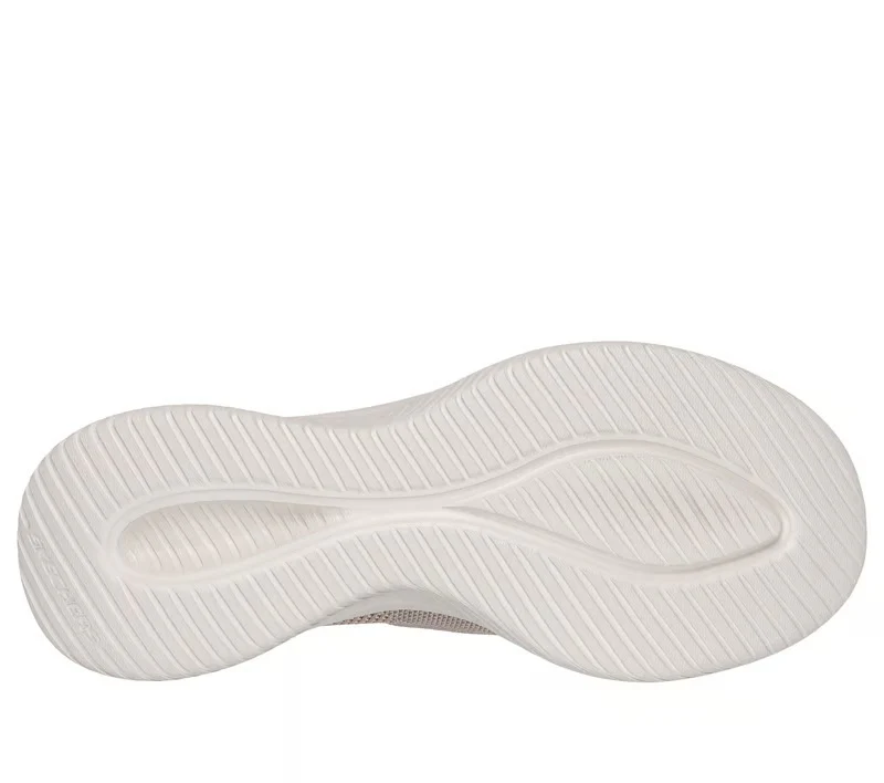 Women's Wide Fit Skechers 149710 Slip-ins Ultra Flex 3.0 Brilliant Trainers - Taupe - Image 5