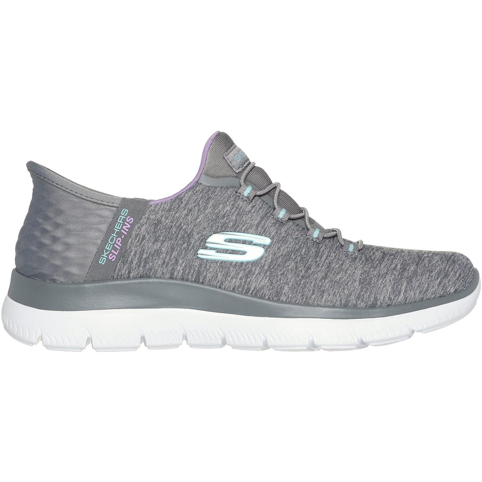 Women's Wide Fit Skechers 149937 Slip-ins Summits Dazzling Trainers - Image 2