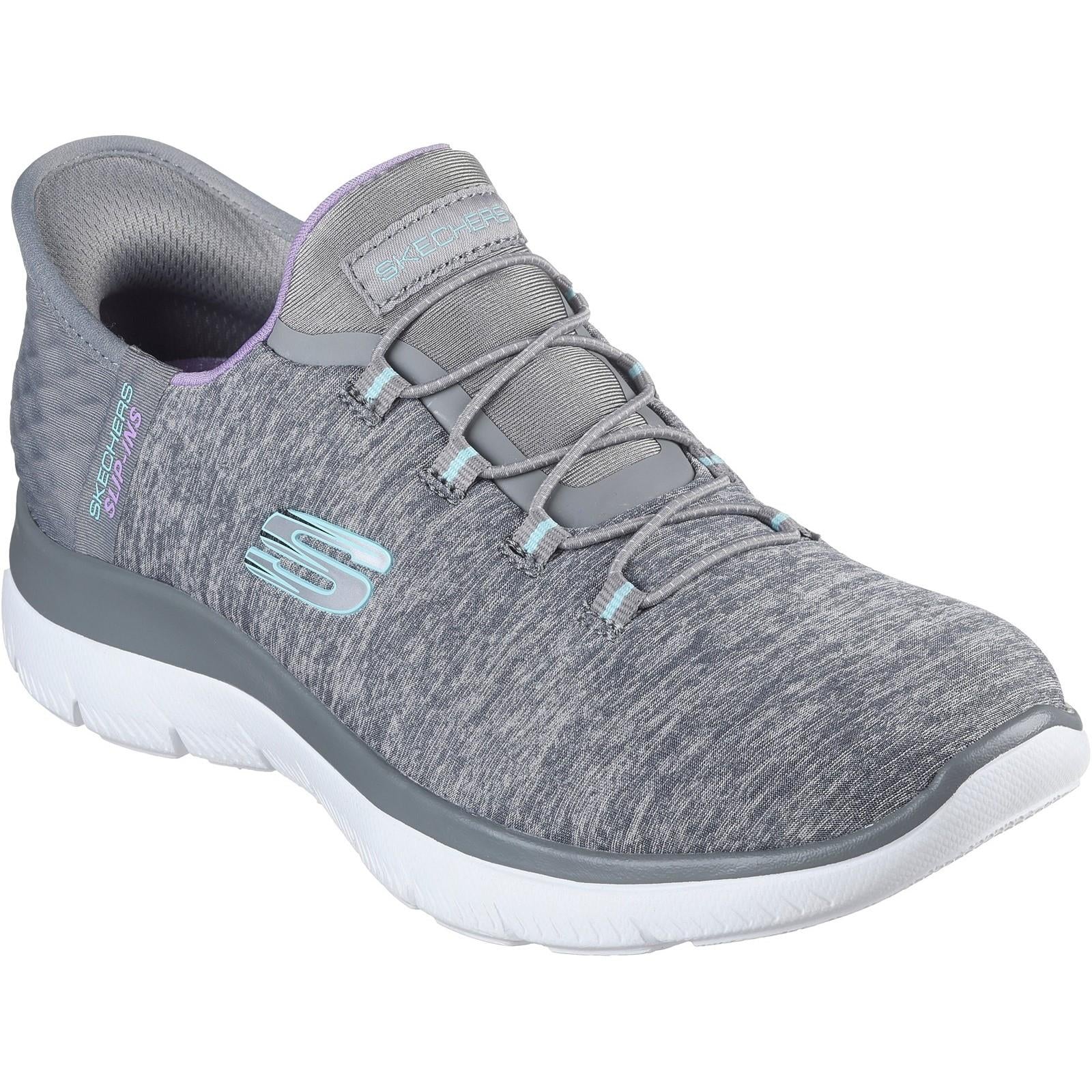 Women's Wide Fit Skechers 149937 Slip-ins Summits Dazzling Trainers - Image 3