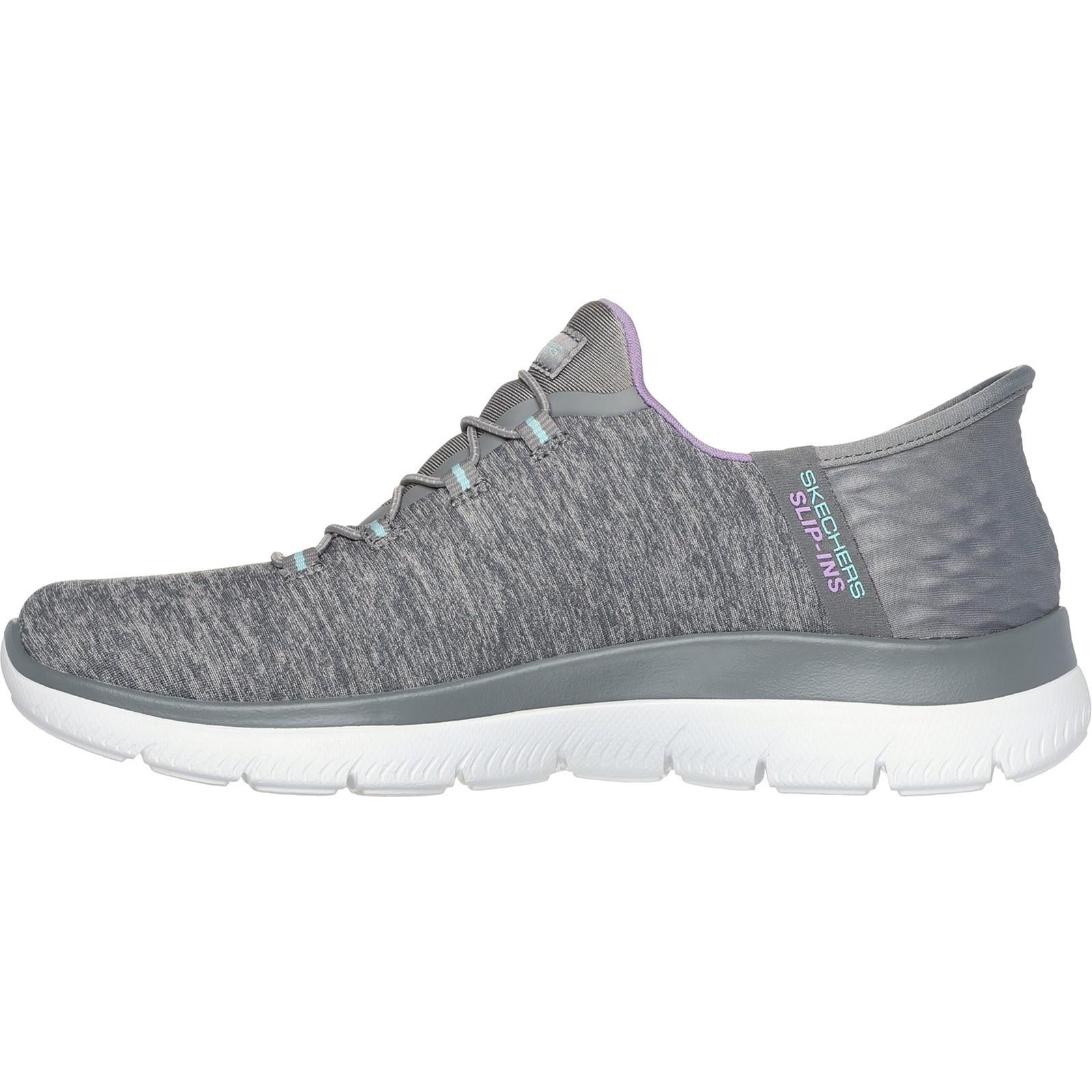 Women's Wide Fit Skechers 149937 Slip-ins Summits Dazzling Trainers - Image 4