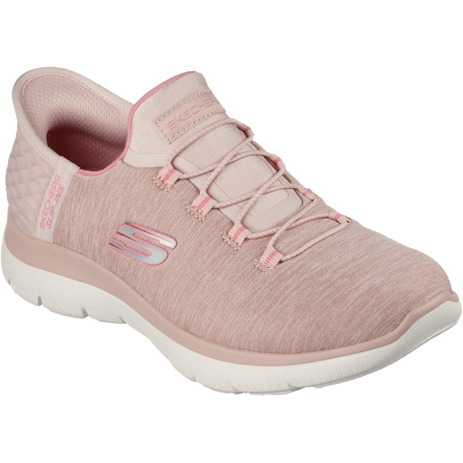 Women's Wide Fit Skechers 149937 Slip-ins Summits Dazzling Trainers - Image 8