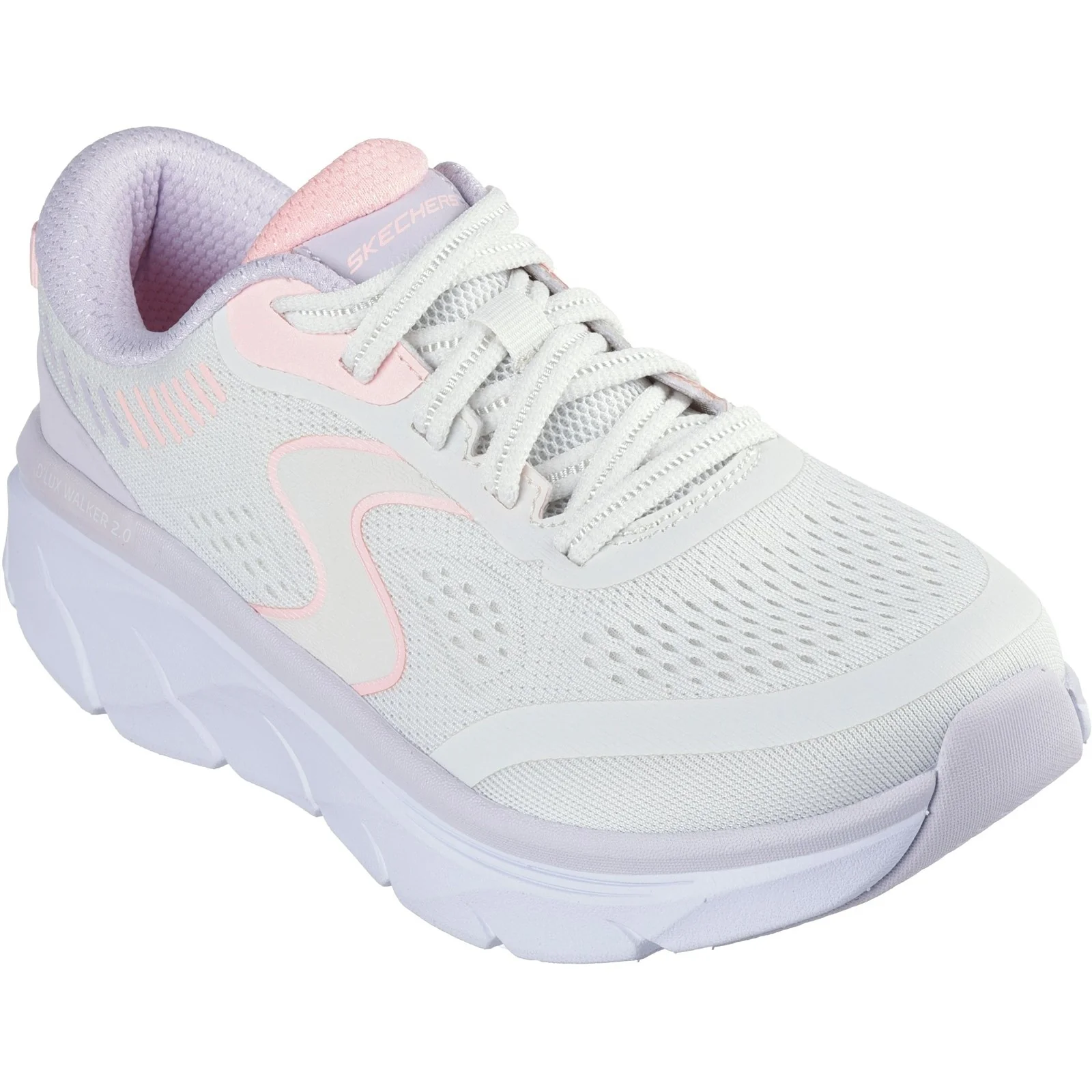 Women's Wide Fit Skechers 150007 D'lux Walker 2.0 Active Pace Trainers - Image 8
