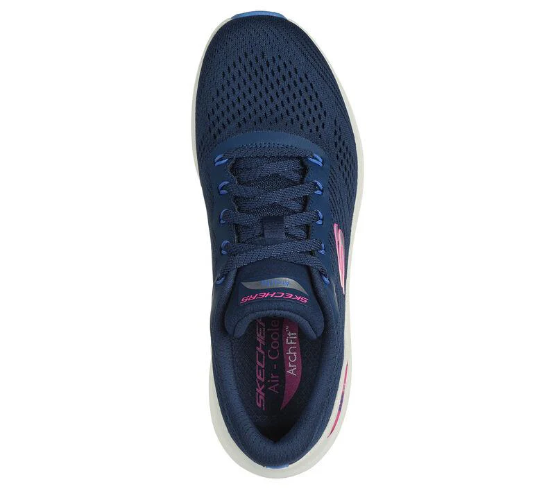 Women's Wide Fit Skechers 150051 Arch Fit 2.0 Big League Trainers - Image 11