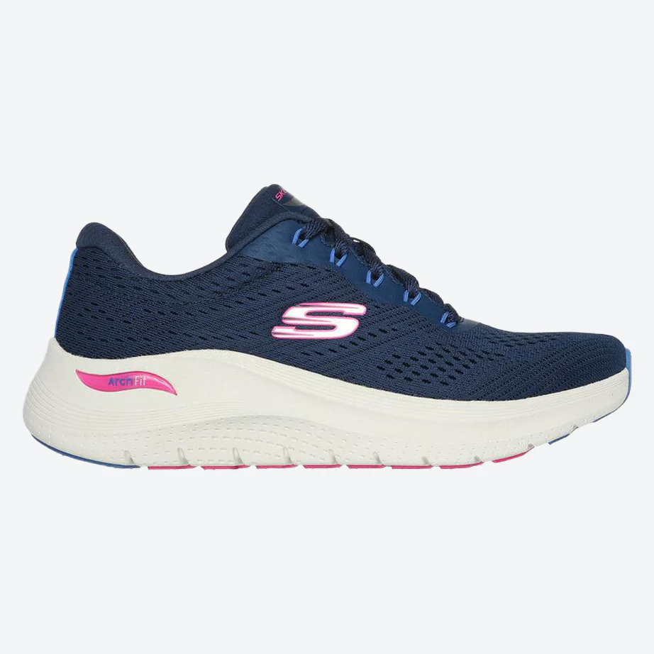 Women's Wide Fit Skechers 150051 Arch Fit 2.0 Big League Trainers - Image 7