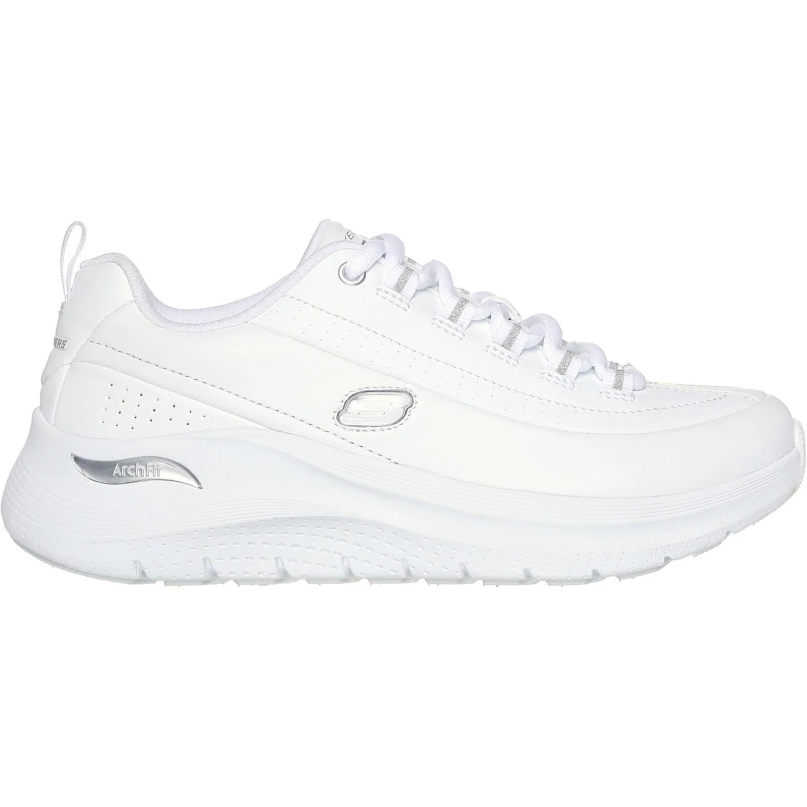 Women's Wide Fit Skechers 150061 Arch Fit 2.0 Star Bound Trainers - Image 7