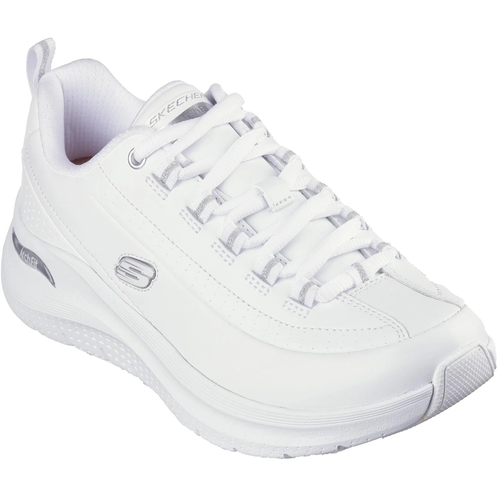 Women's Wide Fit Skechers 150061 Arch Fit 2.0 Star Bound Trainers - Image 8