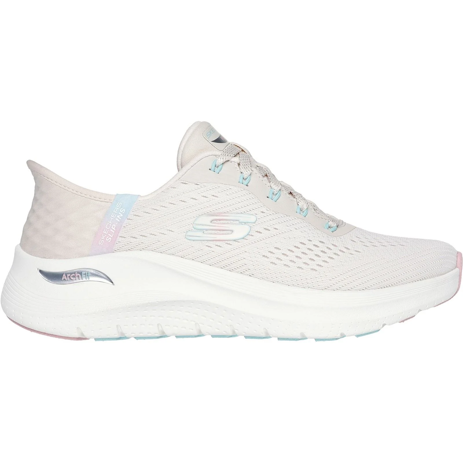 Women's Wide Fit Skechers 150066 Slip-ins Arch Fit 2.0 Easy Chic Trainers - Image 2
