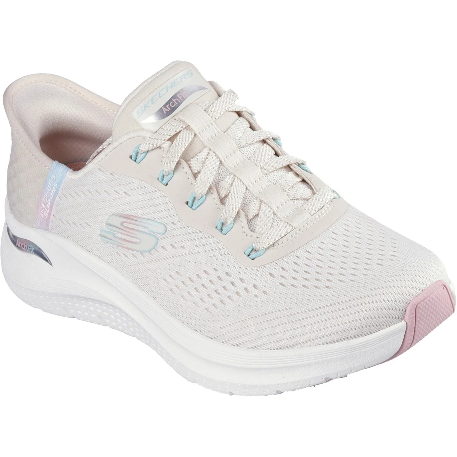 Women's Wide Fit Skechers 150066 Slip-ins Arch Fit 2.0 Easy Chic Trainers - Image 3