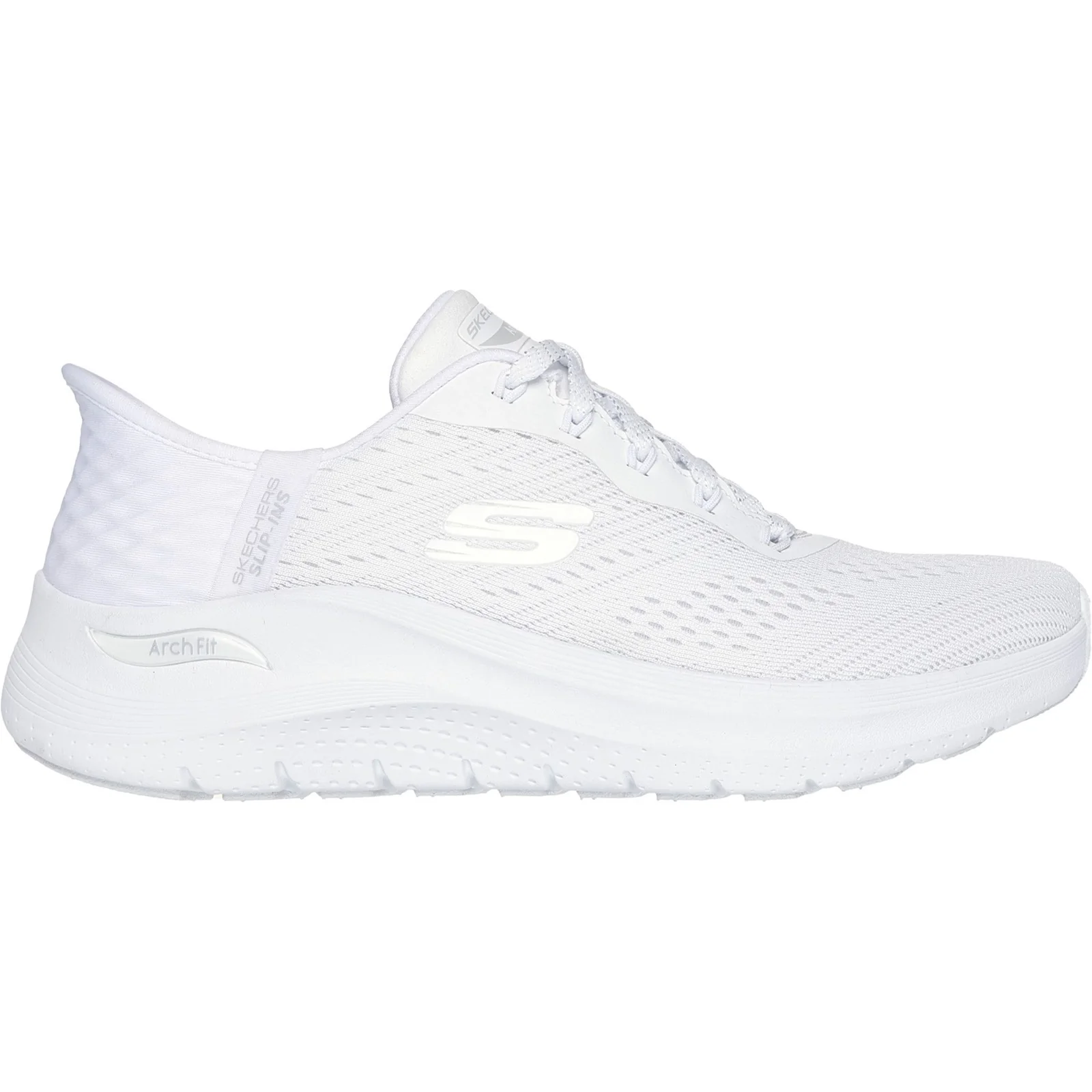 Women's Wide Fit Skechers 150066 Slip-ins Arch Fit 2.0 Easy Chic Trainers - Image 7