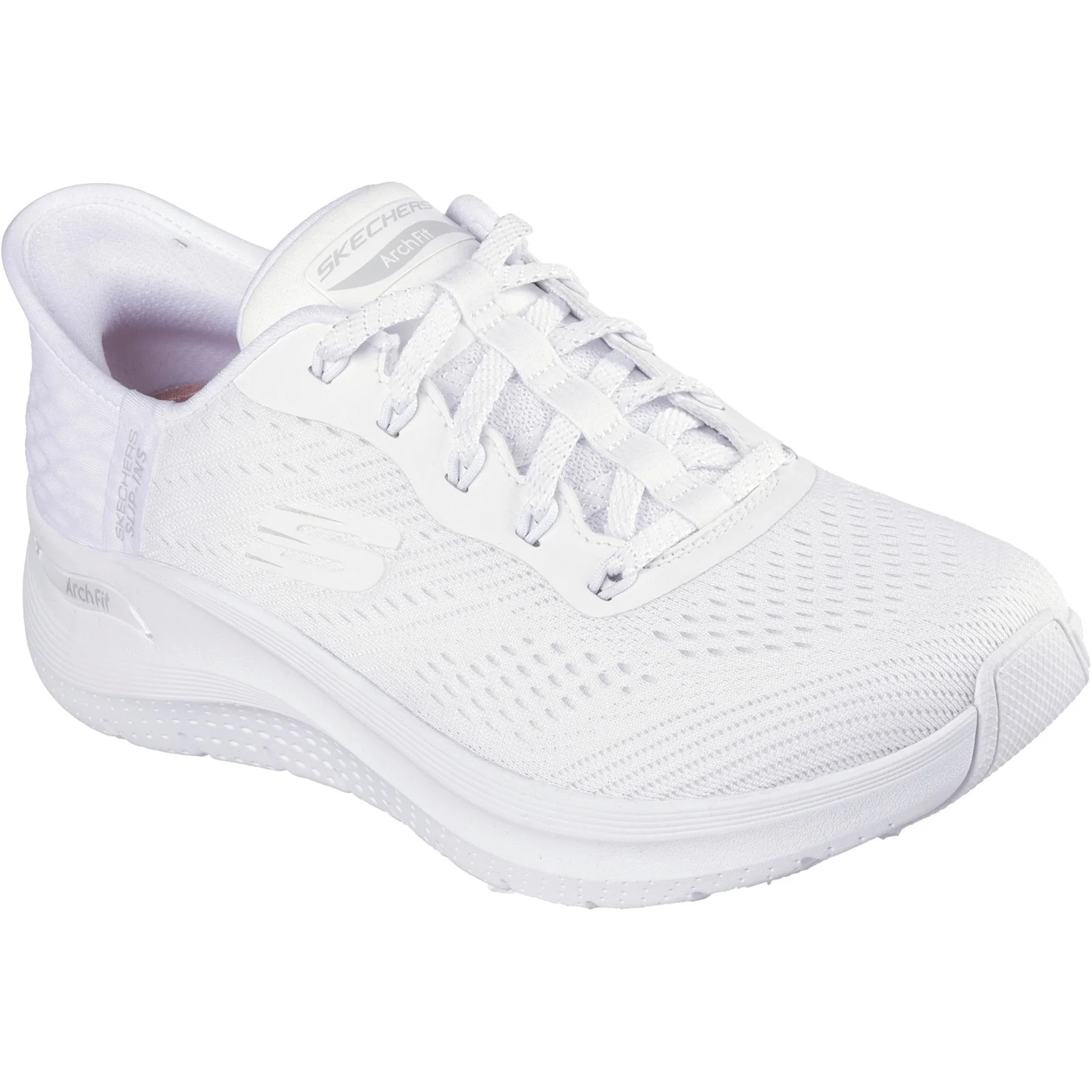 Women's Wide Fit Skechers 150066 Slip-ins Arch Fit 2.0 Easy Chic Trainers - Image 8