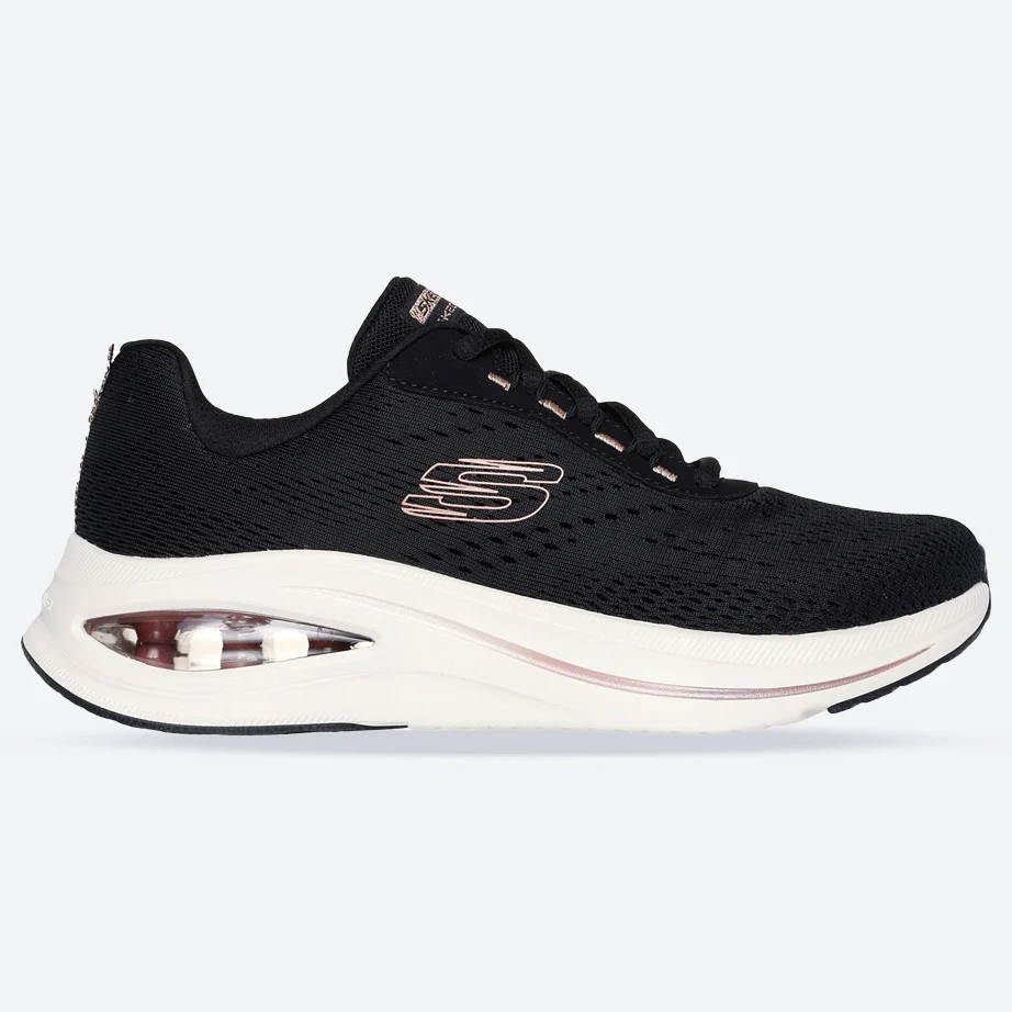 Women's Wide Fit Skechers 150074 Skech Air Meta Trainers