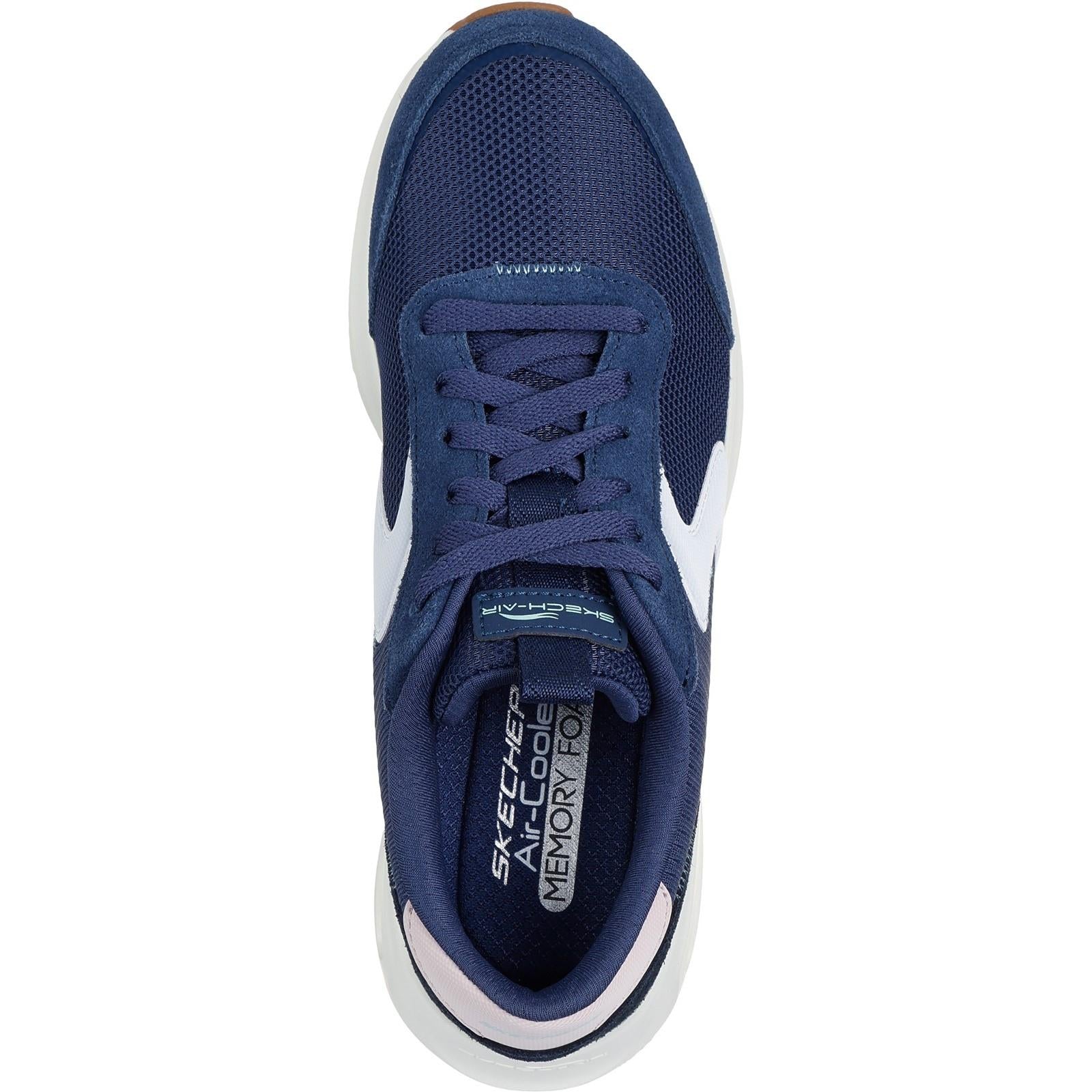 Women's Wide Fit Skechers 150076 Skech Air Court Trainers - Image 5