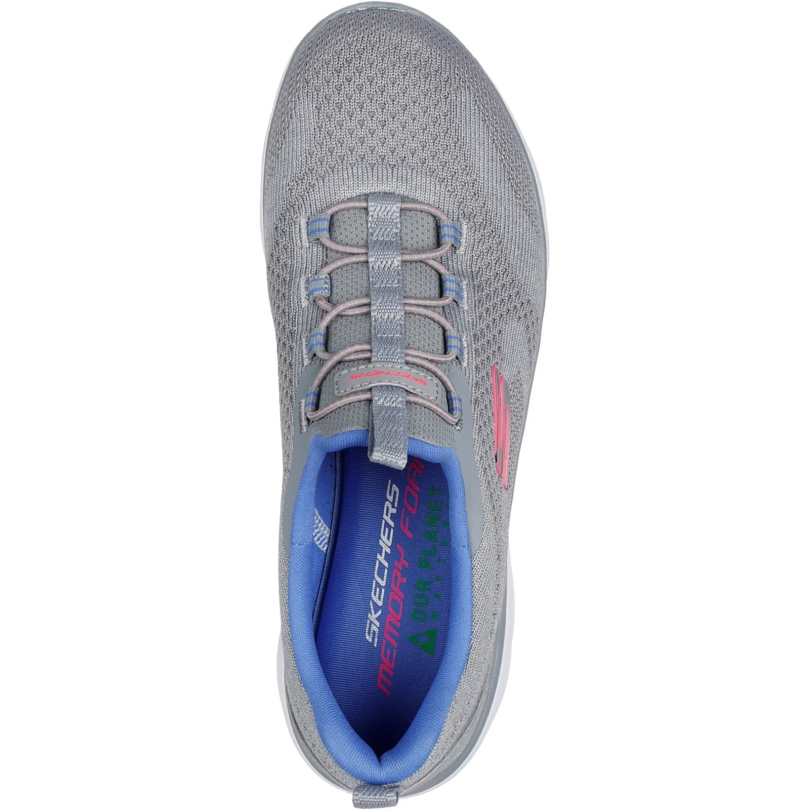 Women's Wide Fit Skechers 150120 Summits New Nature Trainers - Image 18