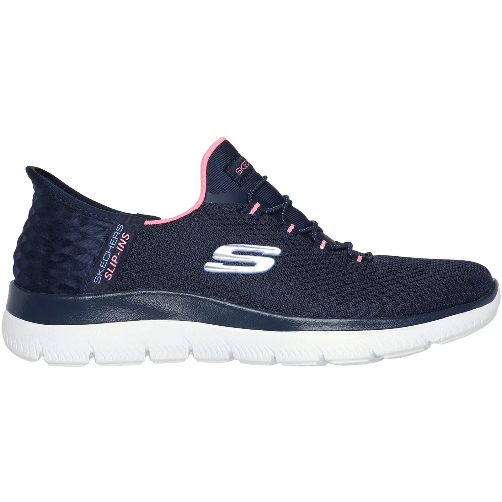 Women's Wide Fit Skechers 150123 Slip-ins Summits Diamond Dream Trainer - Image 2