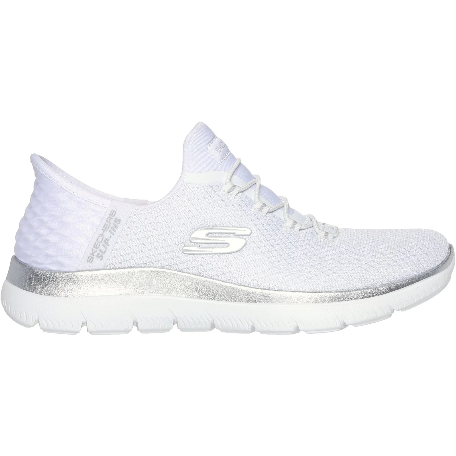 Women's Wide Fit Skechers 150123 Slip-ins Summits Diamond Dream Trainer - Image 7