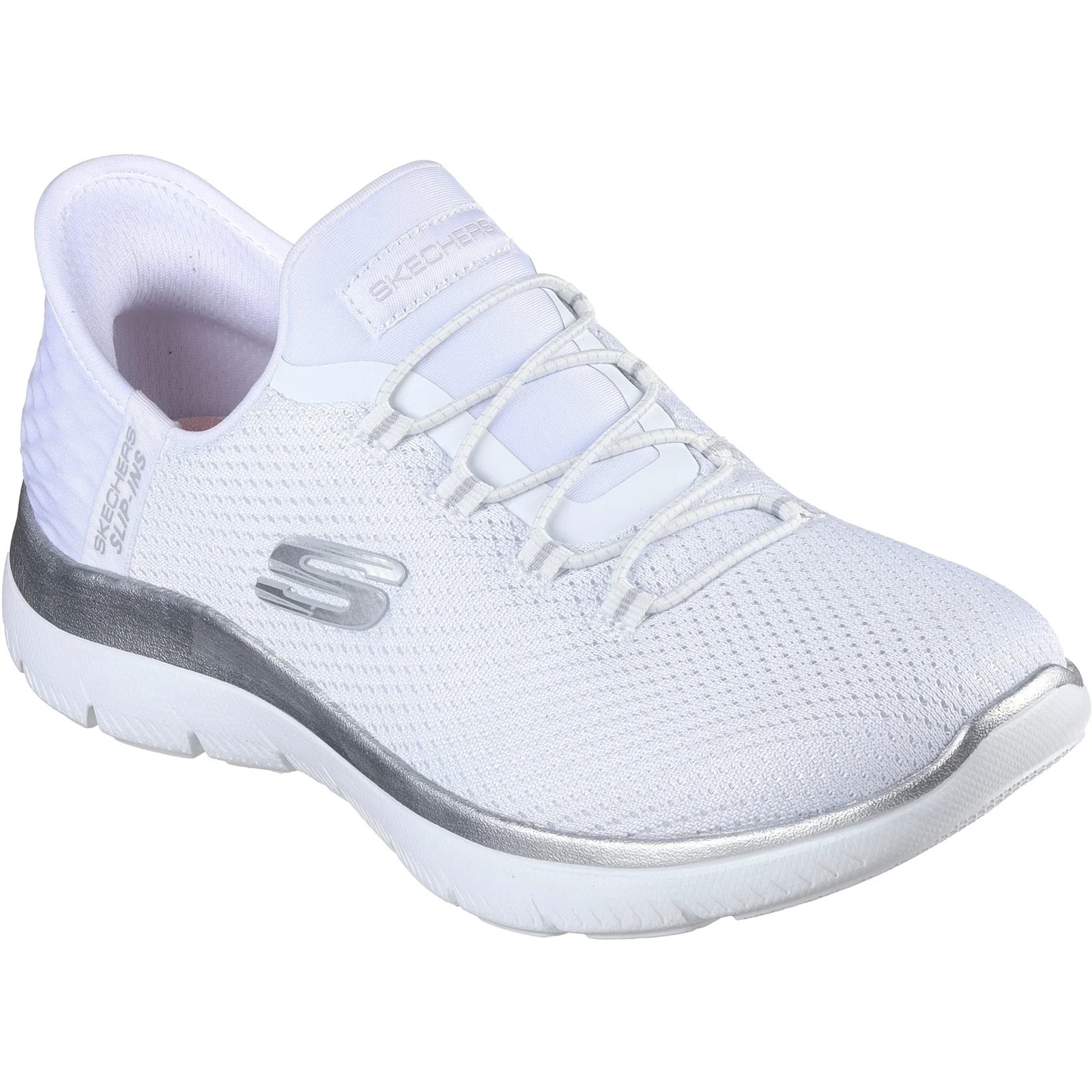 Women's Wide Fit Skechers 150123 Slip-ins Summits Diamond Dream Trainer - Image 8