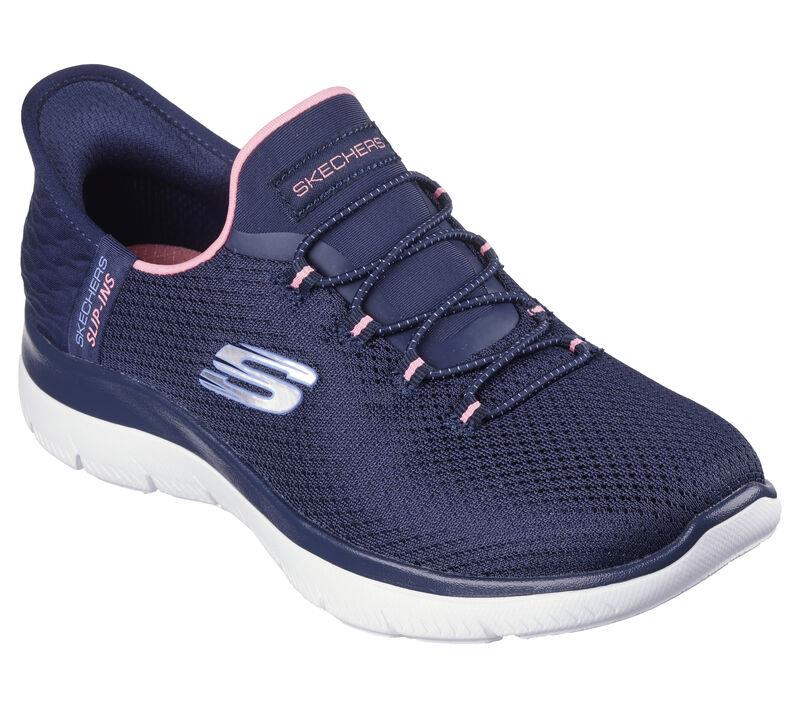Women's Wide Fit Skechers 150123 Slip-ins Summits Diamond Dream Trainers - Image 3